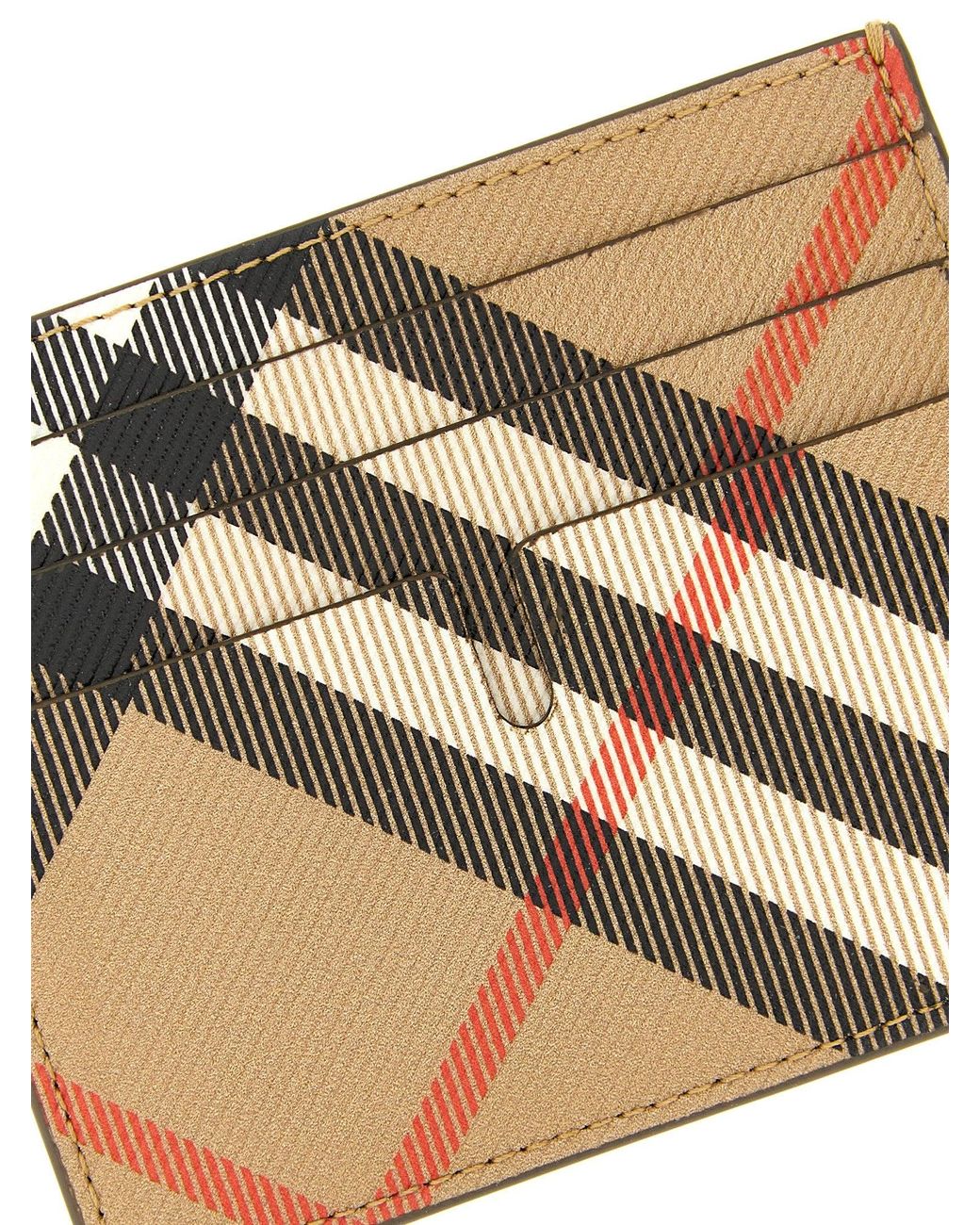 Burberry Sandon Card Case in Brown | Lyst
