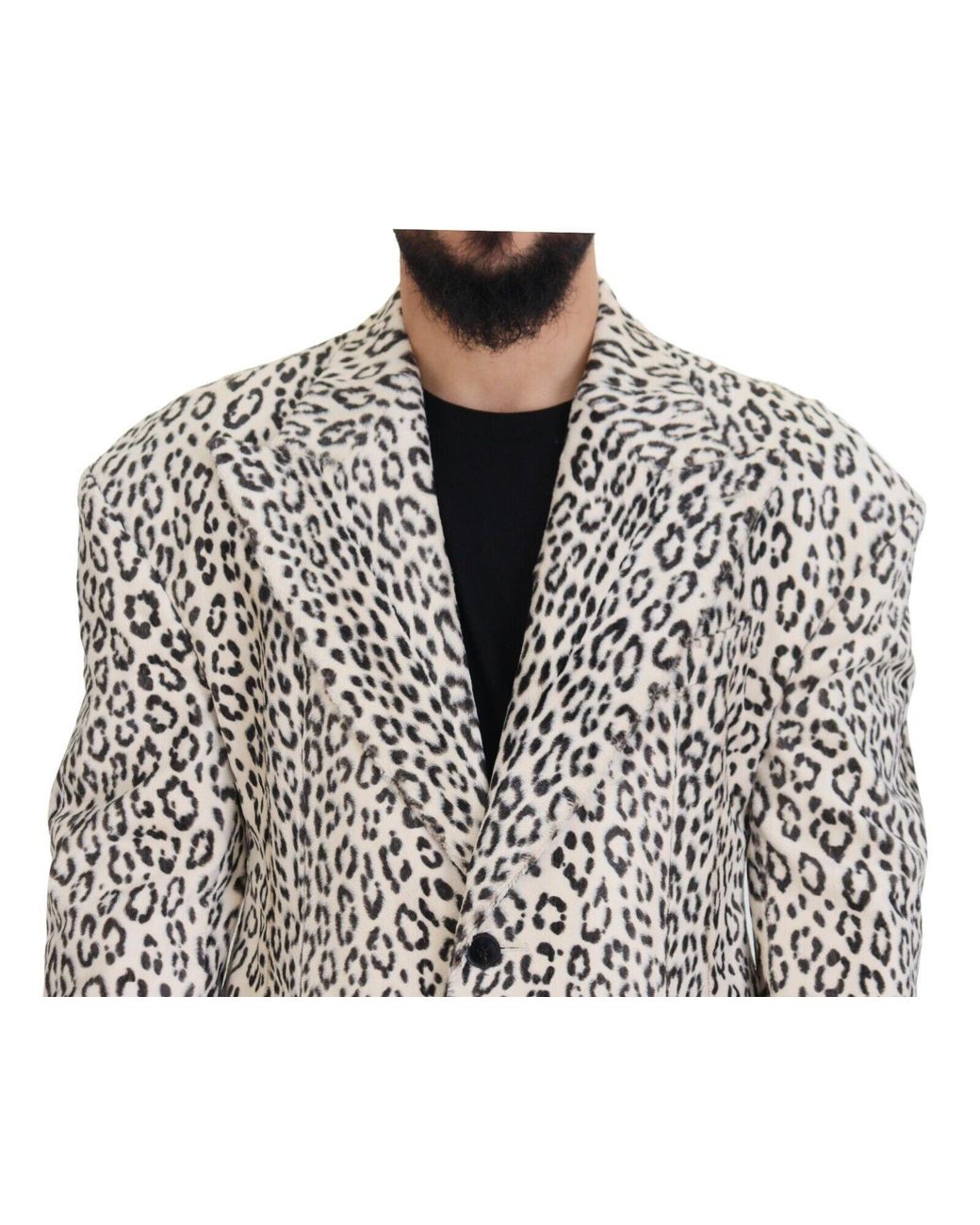 Dolce & Gabbana Gray Elegant Slim-Fit Blazer for men