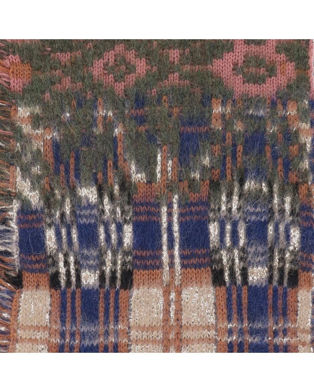 Dries Van Noten Multicolor Scarf Alpaca And Wool Blend Scarfs