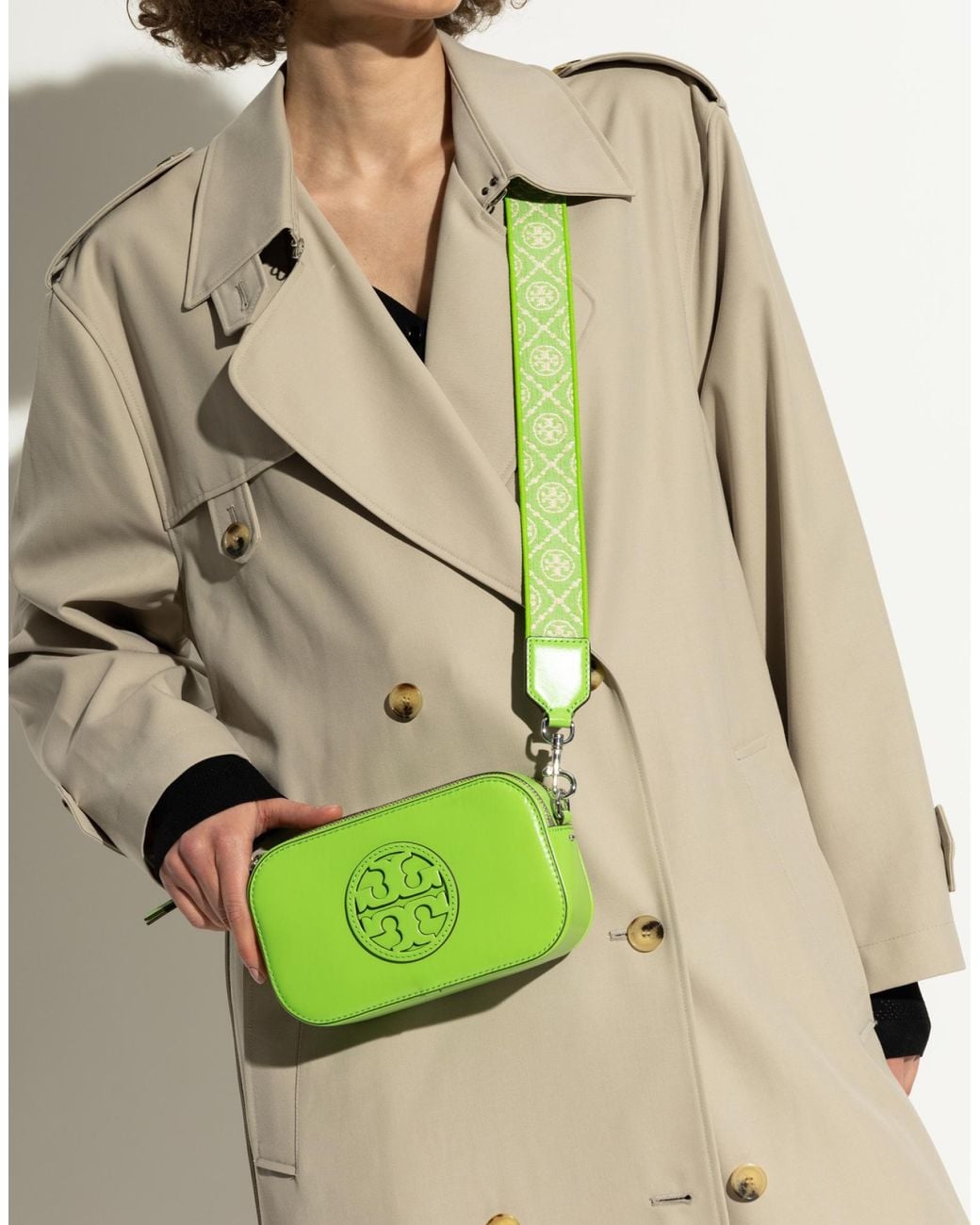Tory Burch Green Miller Mini Crossbody Bag Shoulder