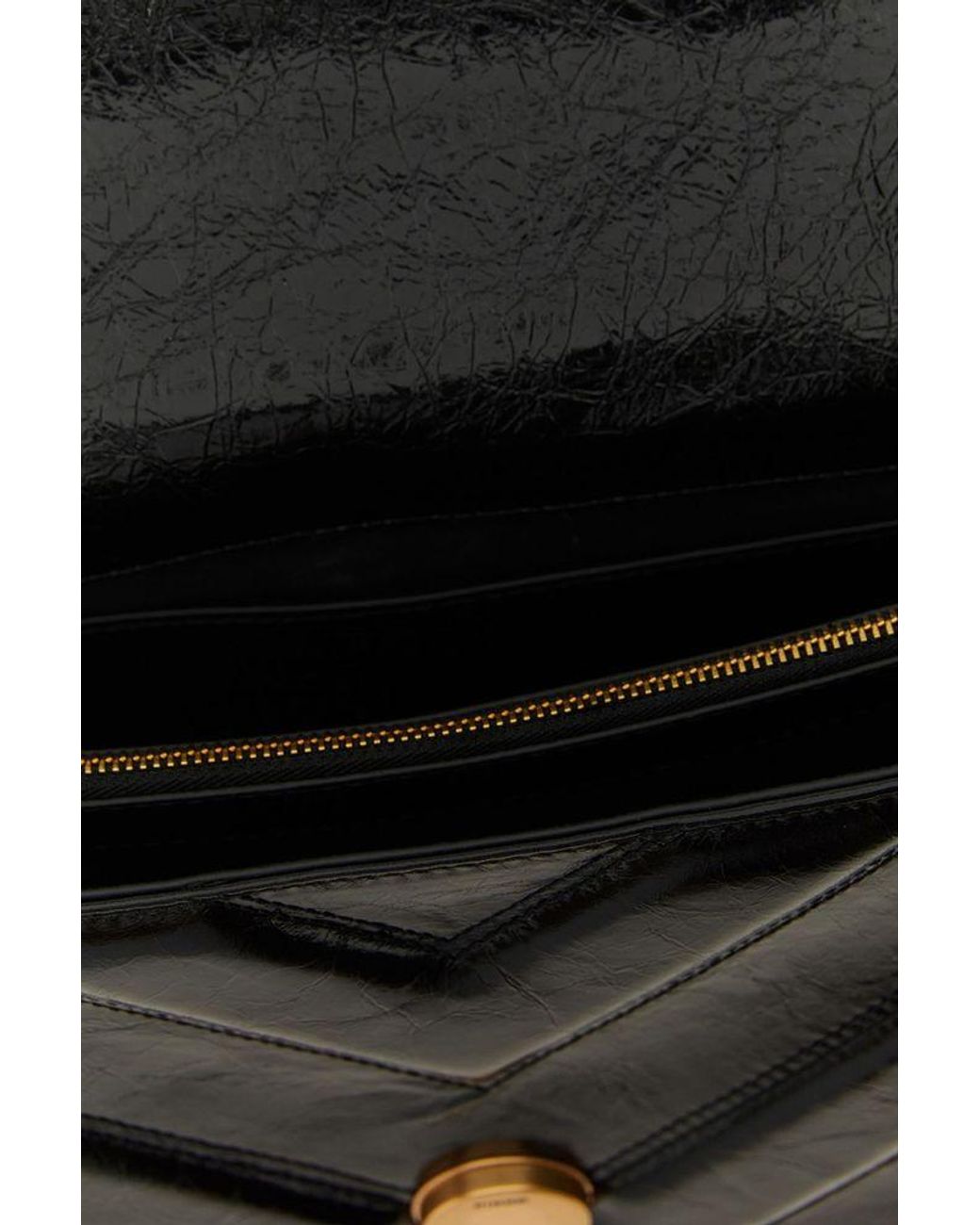 Pinko Black Shoulder Bag Calfskin Leather (Bos Taurus) Shoulder-Bags
