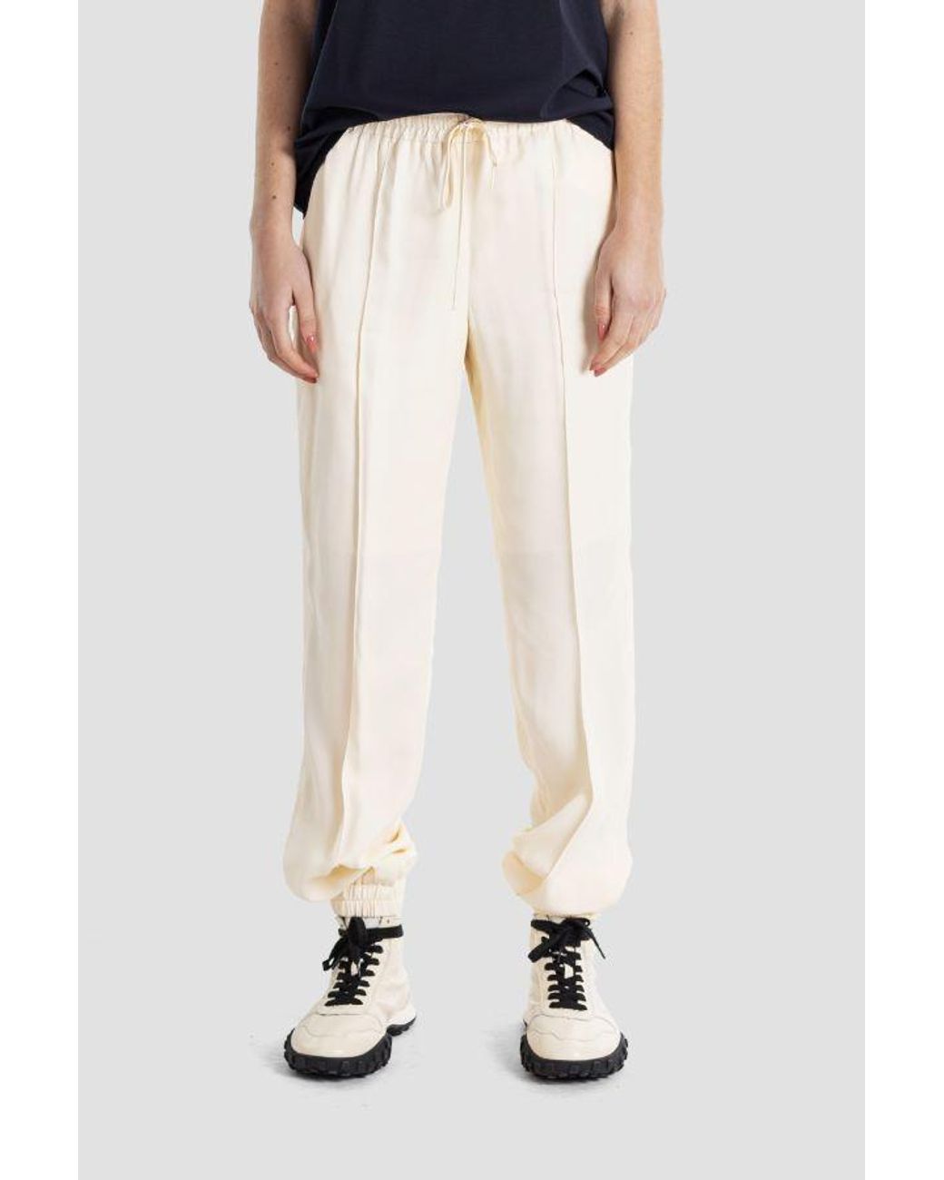 Jil Sander White Trouser 04 Trousers