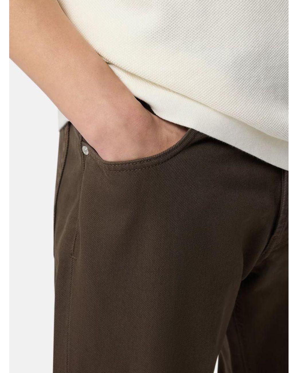 Stone Island Brown Stone Island E26 Trousers for men