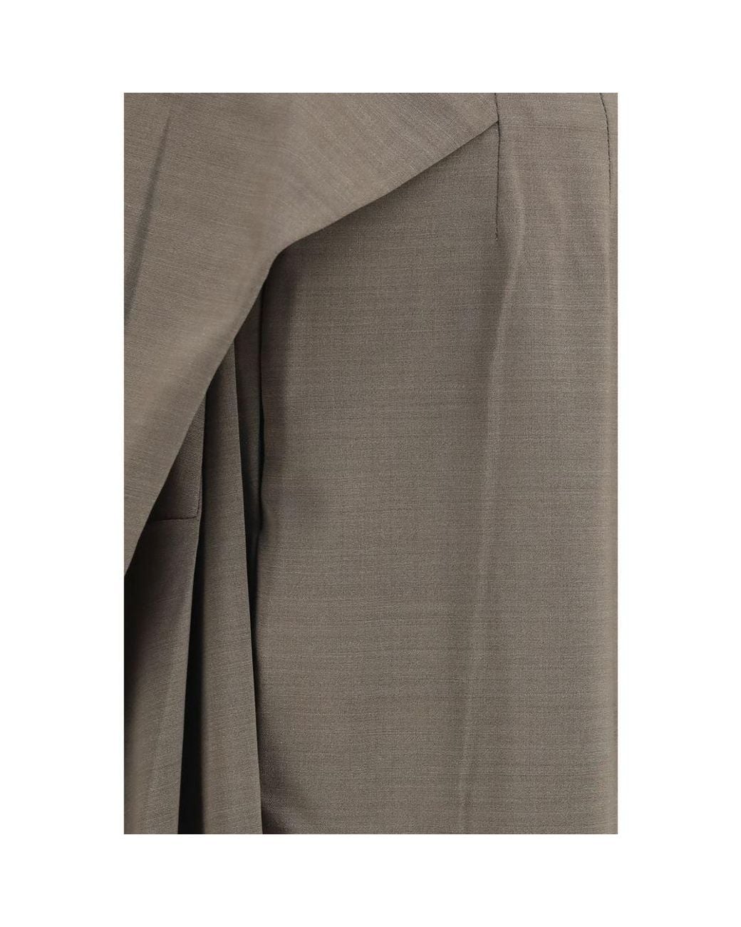 Jacquemus Gray Wool Oves Aries Fla Pants