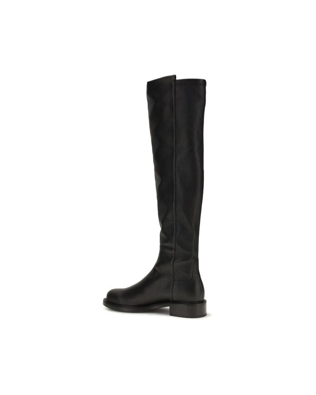 Stuart Weitzman Black Napa Leather