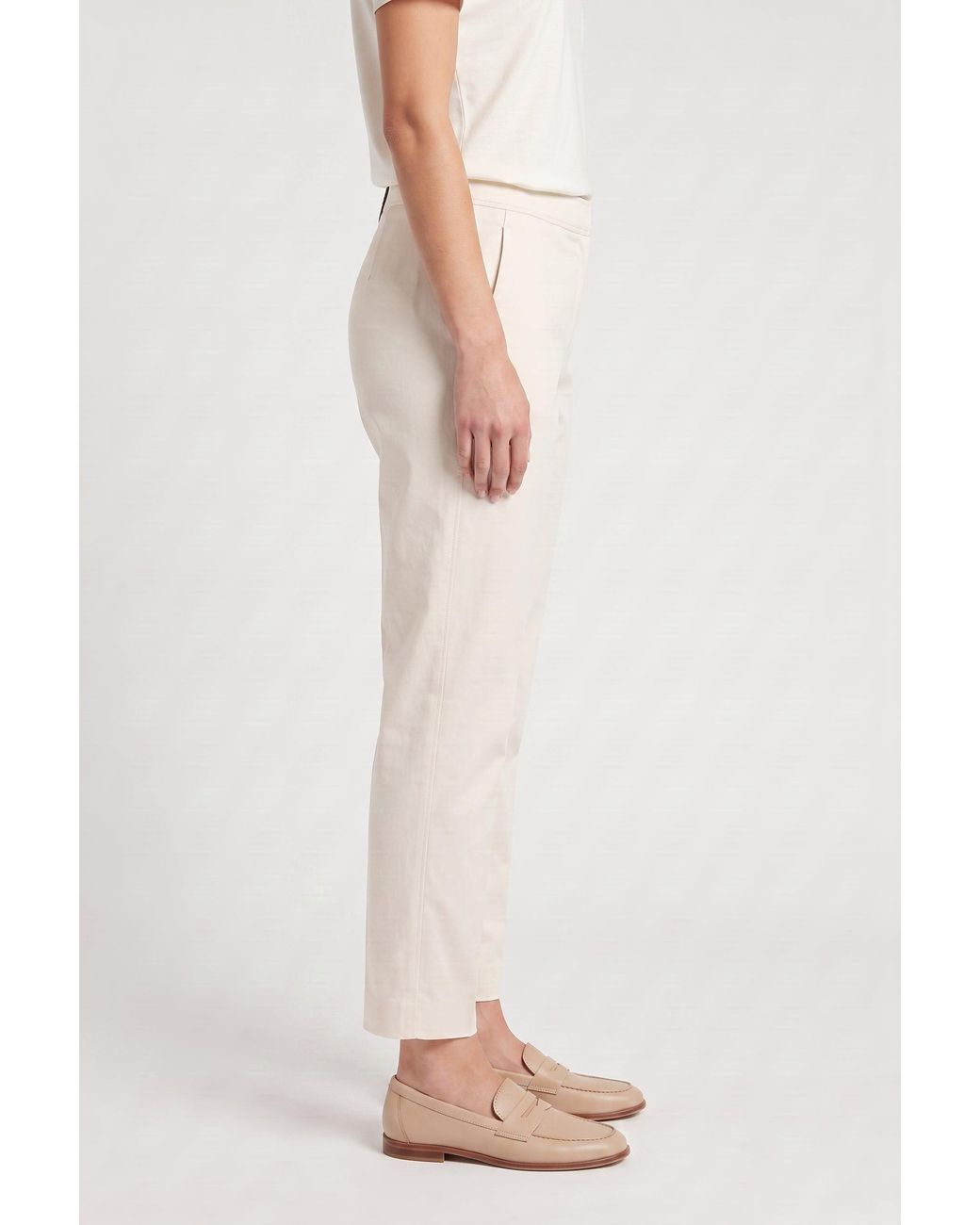 Brunello Cucinelli Natural Light Tailored Trousers