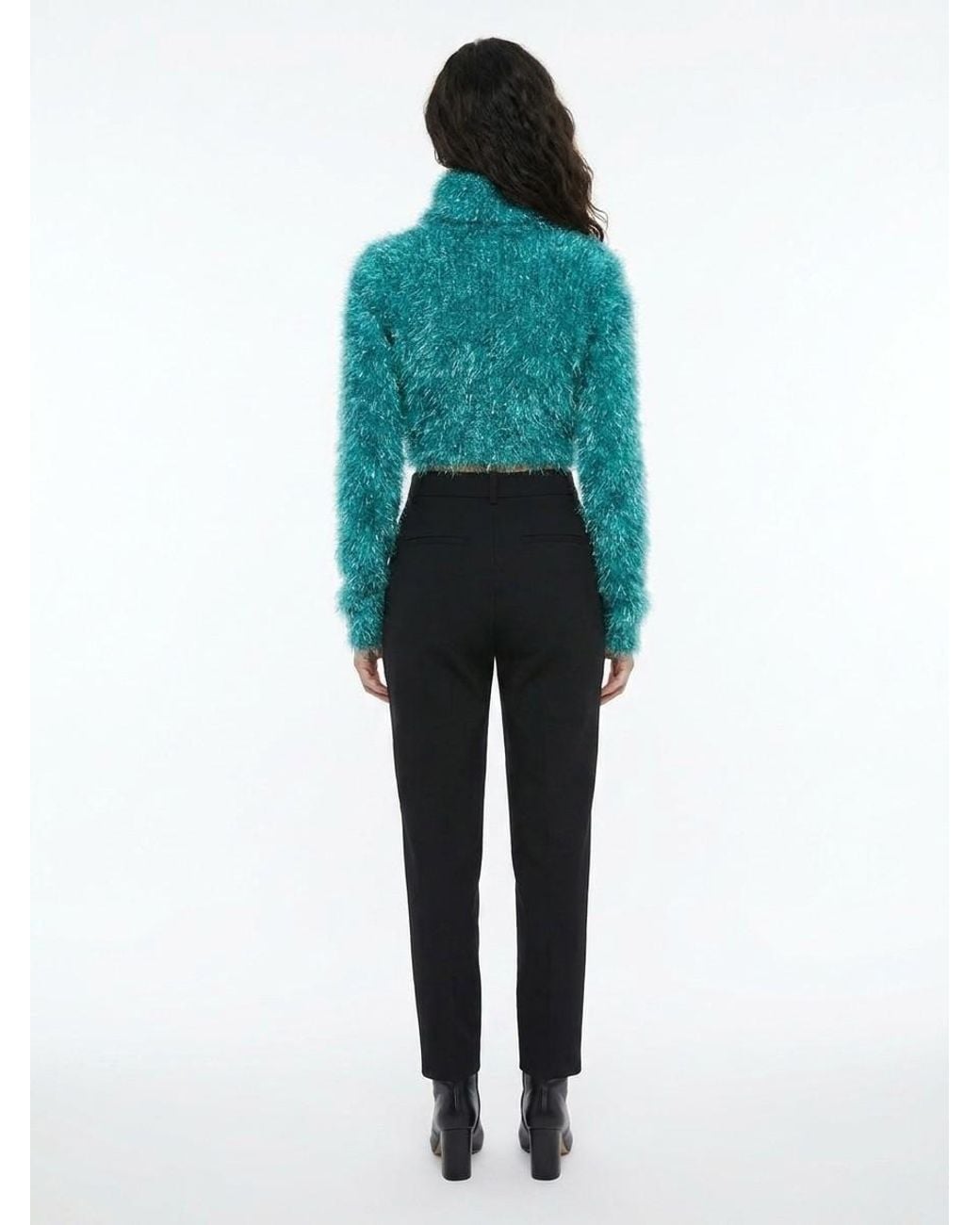 Dolce & Gabbana Blue Polyamide Turtleneck Clothing