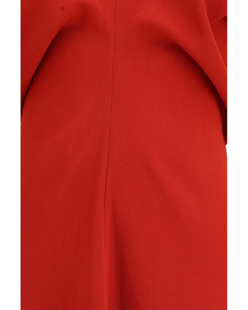 Totême Red Dress Slouch Waist Wool