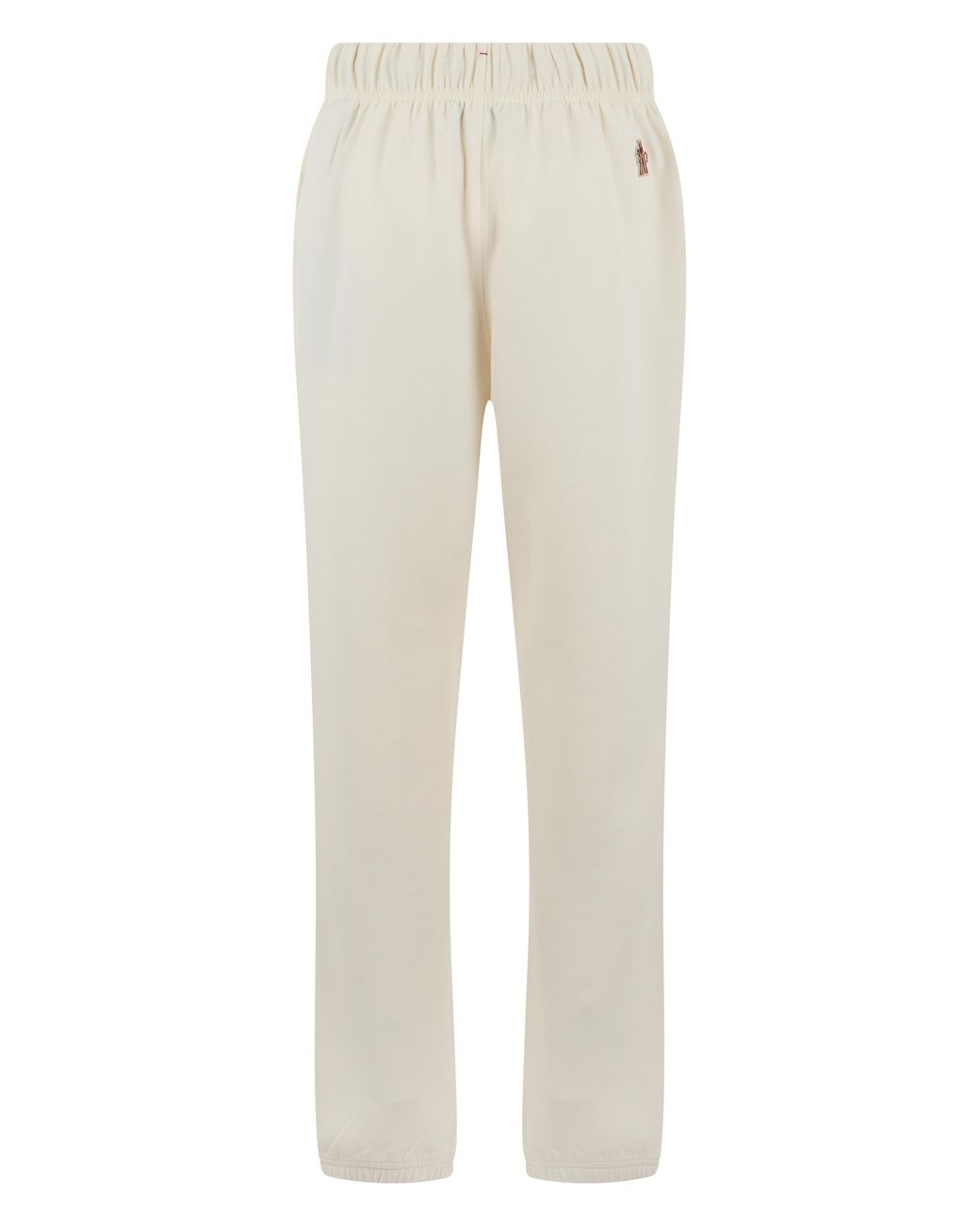 Moncler Natural High-Waisted Track Trousers Polyester Pants