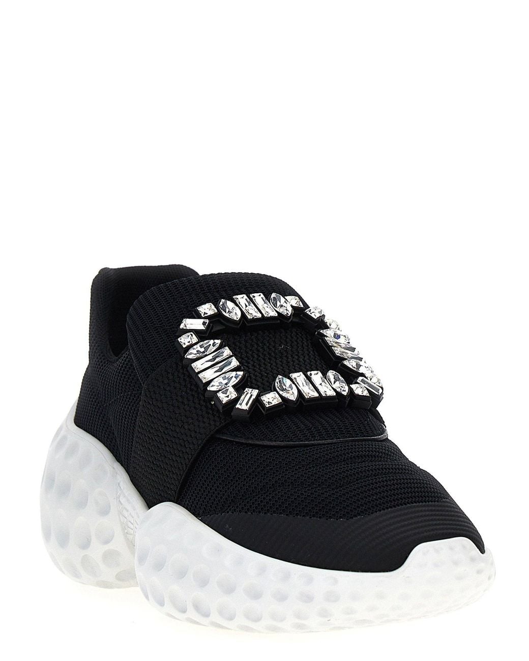 Roger Vivier Black Viv Run Light Sneaker