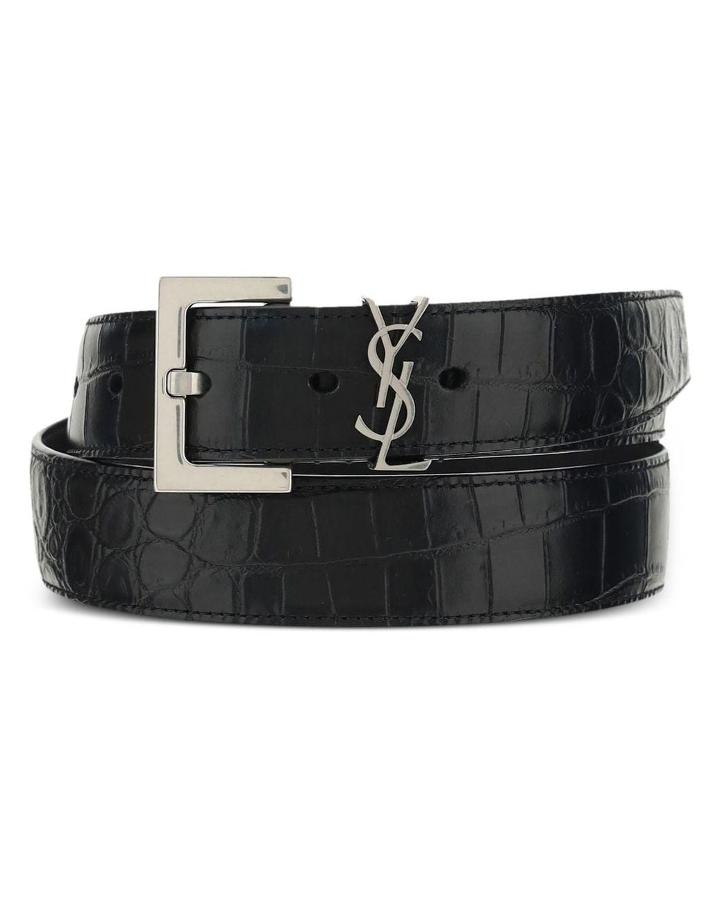 Saint Laurent Black Belts for men