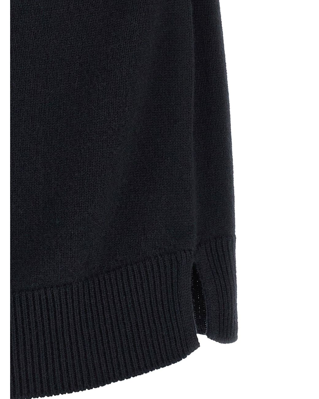 Max Mara Blue Quercia Turtleneck Sweater