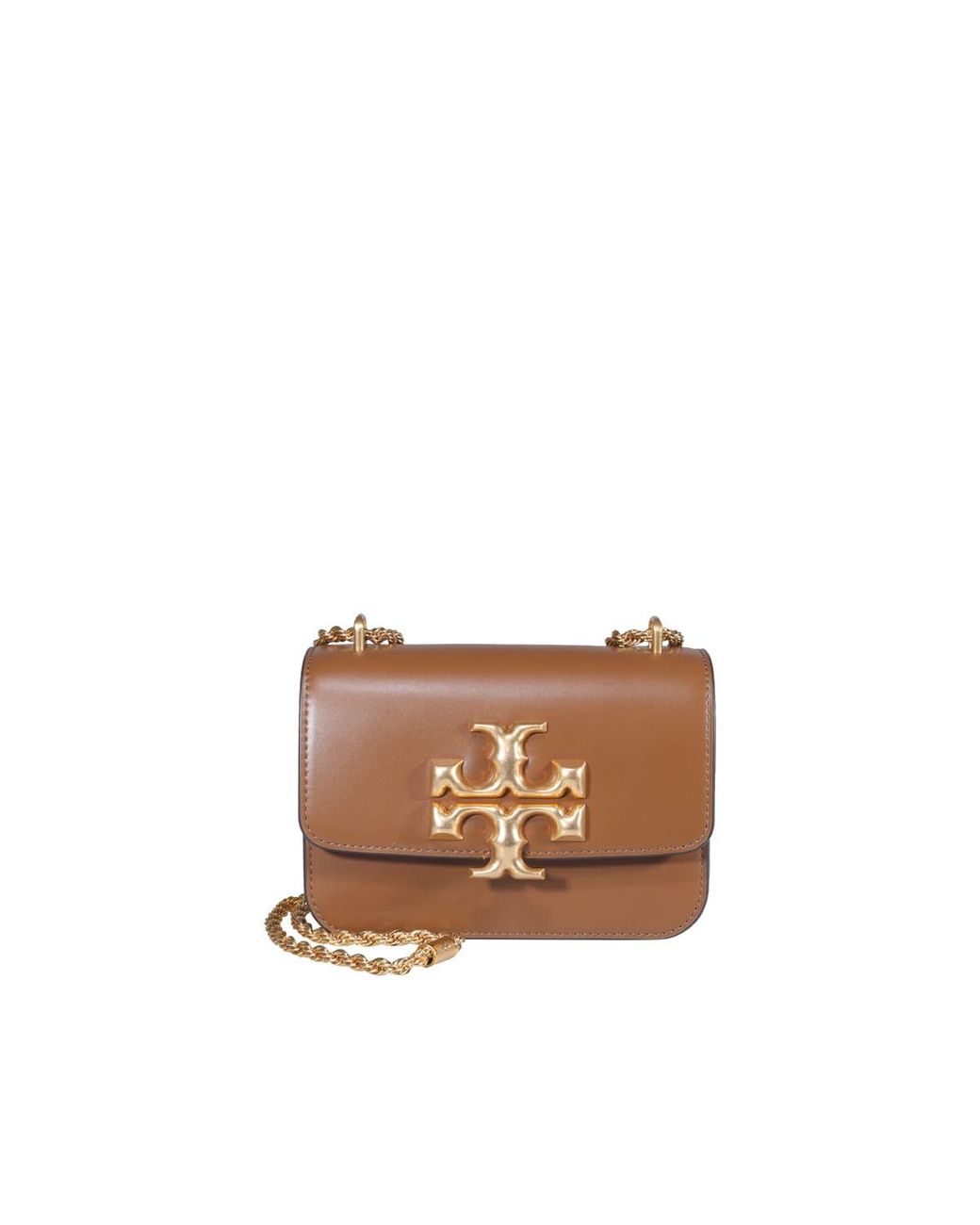 Tory Burch Eleanor Small Crossbody Bag in Brown | Lyst