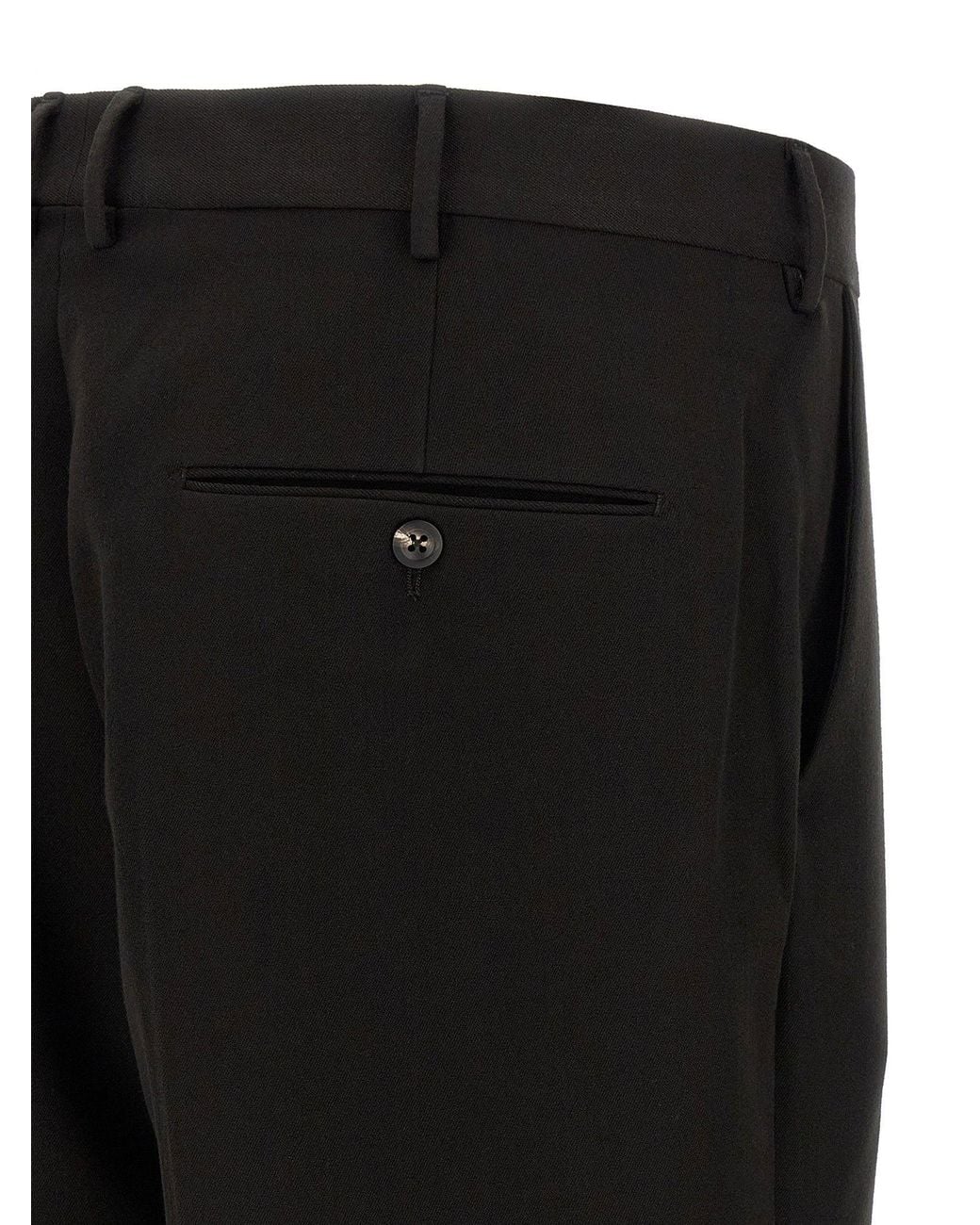Cellar Door Black Milo Trousers for men