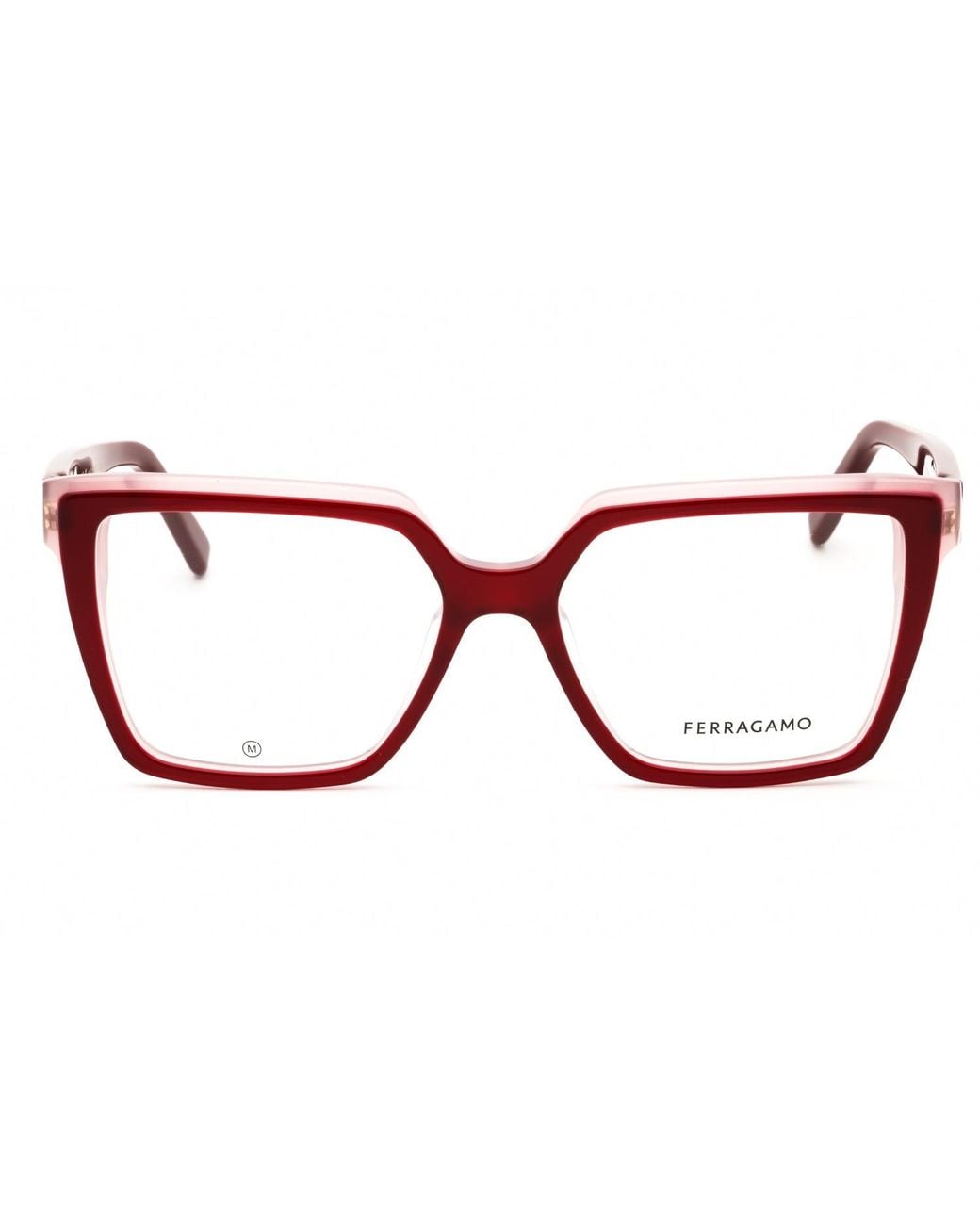 Ferragamo Black Ferragamo Sf2950N Rectangular Acetate Eyeglasses