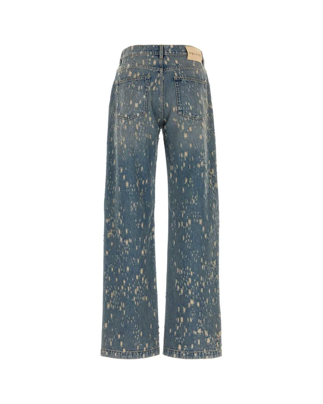 McQueen Blue Denim Jeans for men