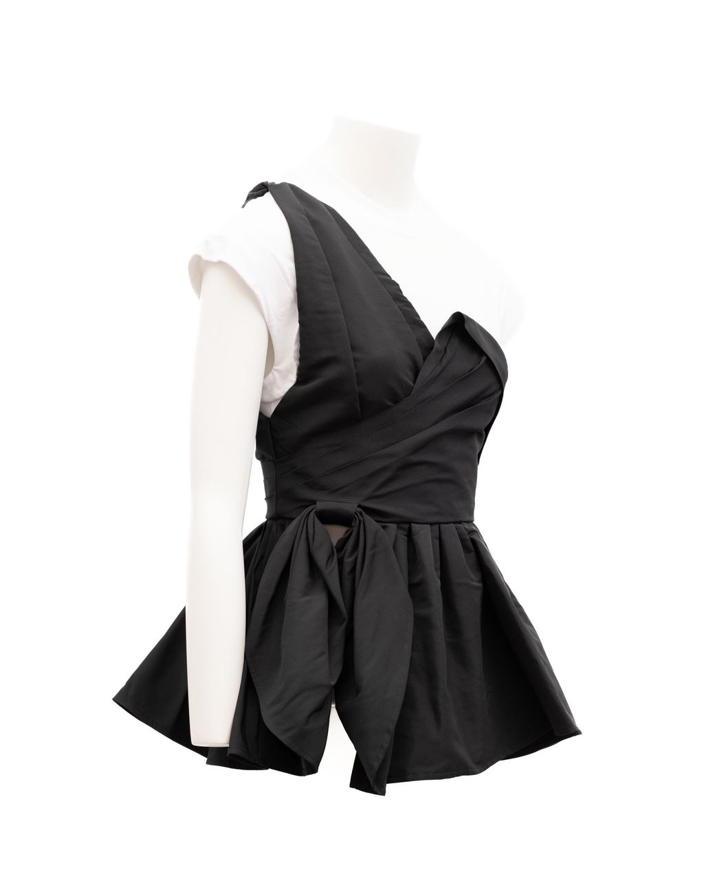 McQueen Black Polyester Top
