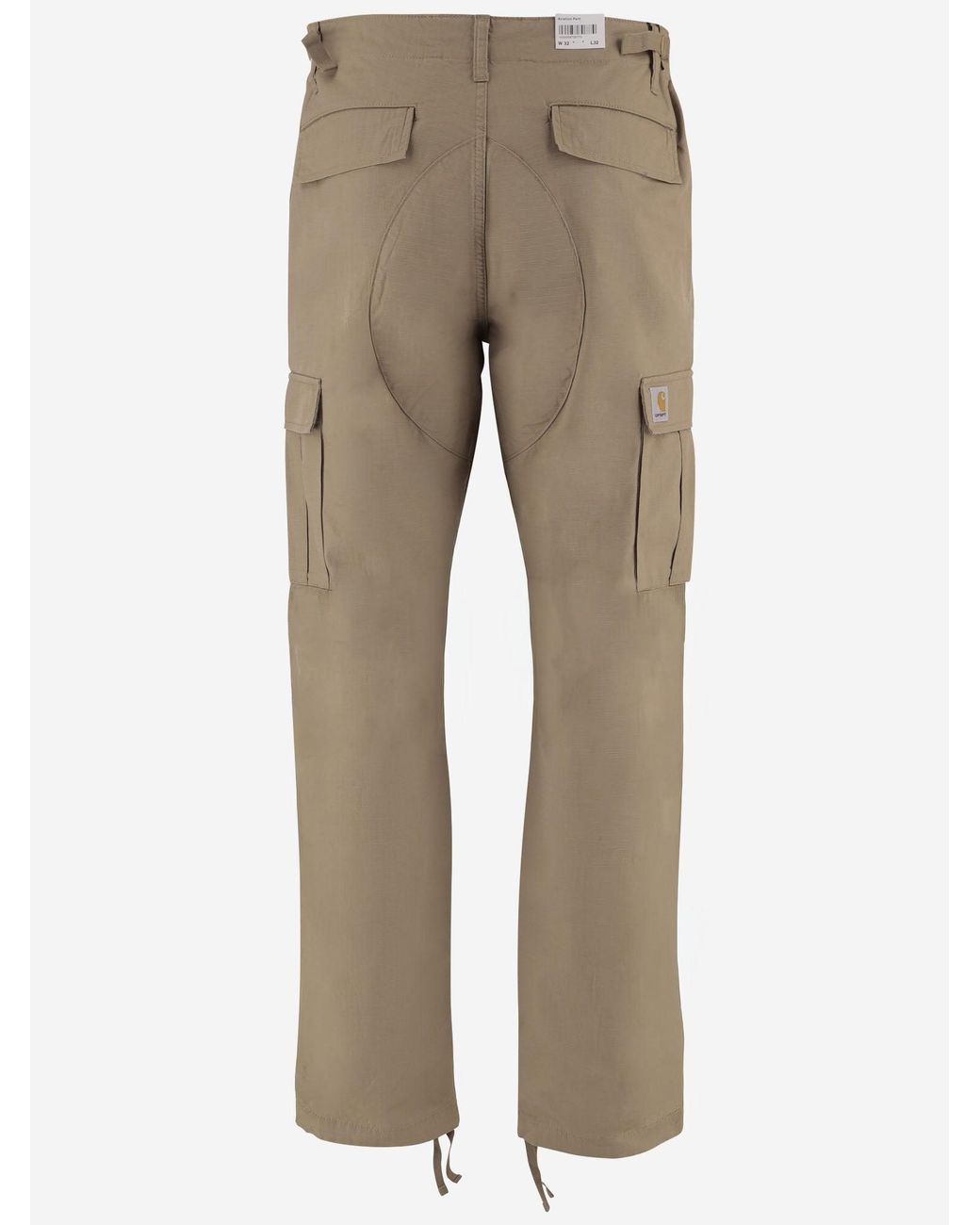 Carhartt Natural Cargo Trousers Cotton for men