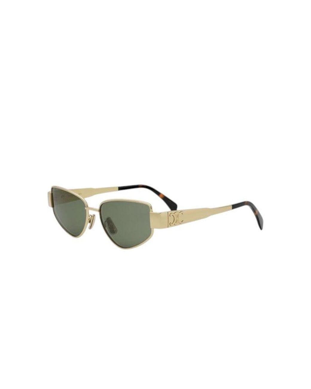 Céline Green Sunglasses- Metal Eyewear
