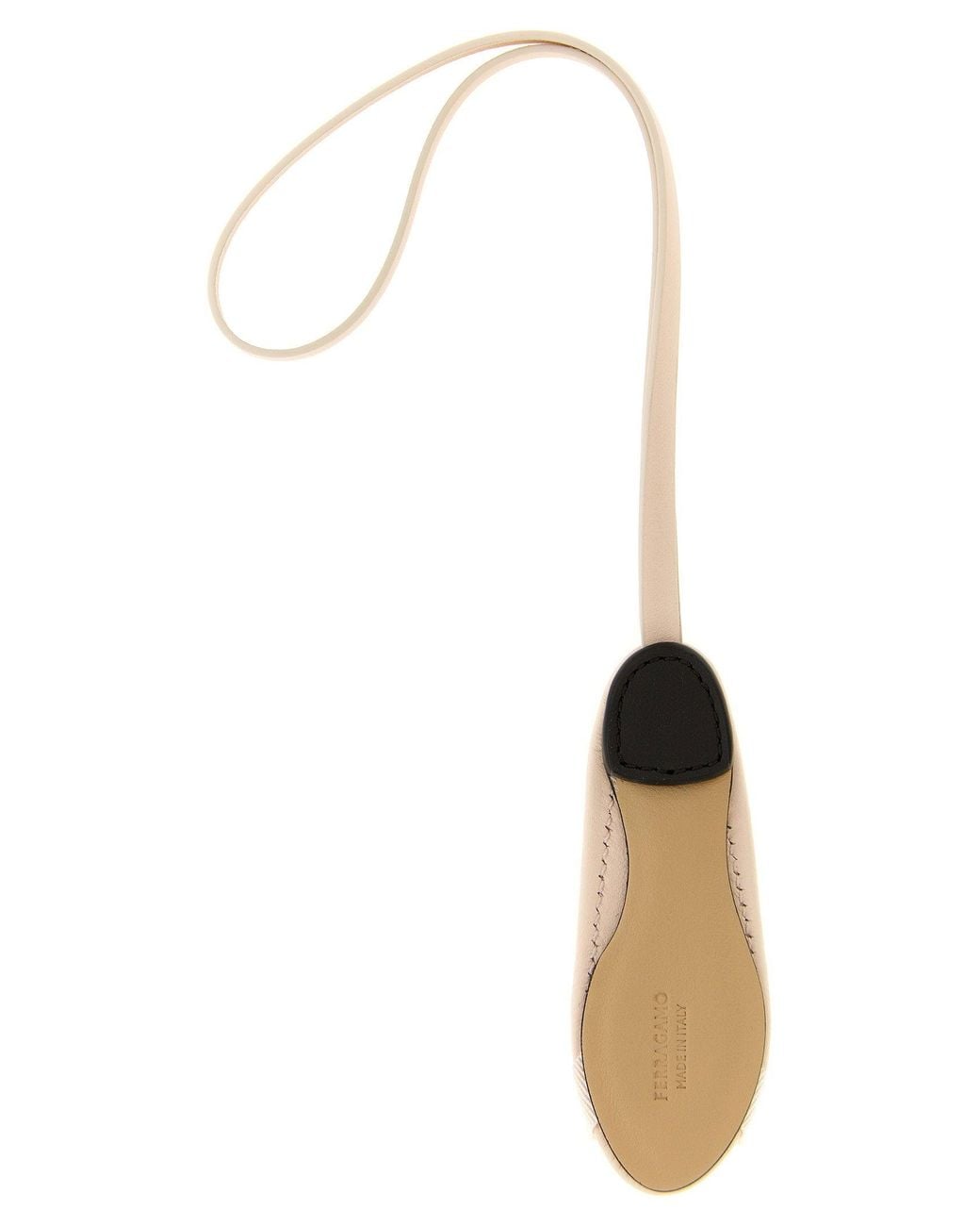 Ferragamo White Varina Key Case