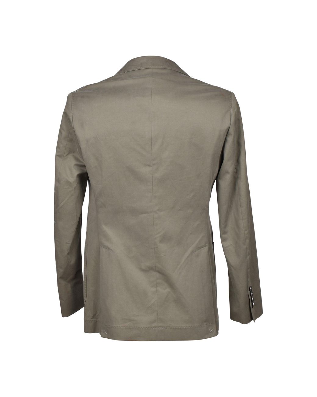 Brunello Cucinelli Green Cotton Double Breasted Suit for men