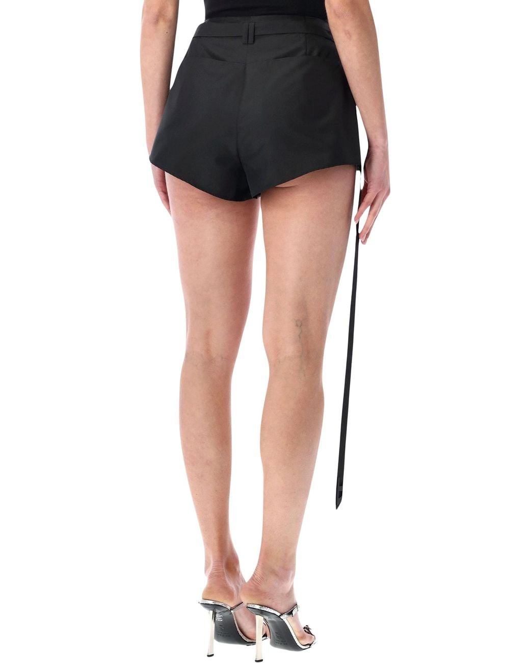 DIESEL Black P-Sarto Wrap-Front Shorts