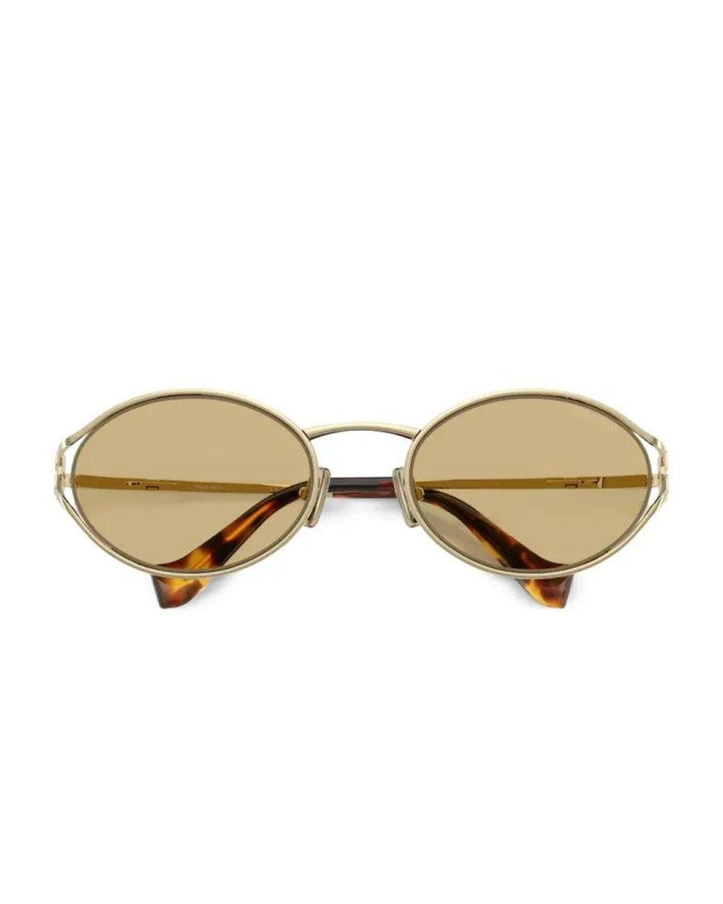 Miu Miu Black Miu Miu Eyewear Smu52Yc054Ezvn Sunglasses