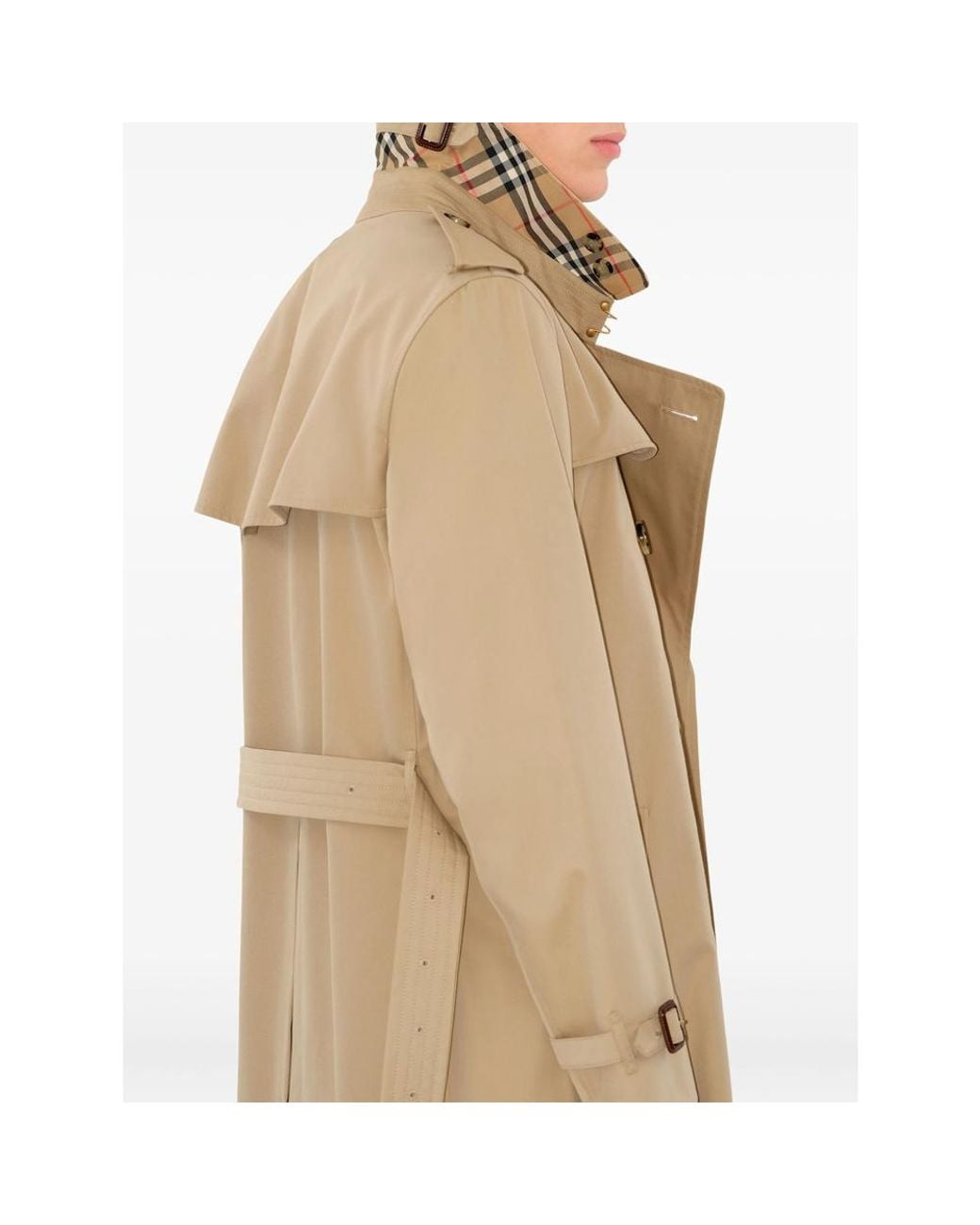 Burberry Natural Neutrals Coats for men