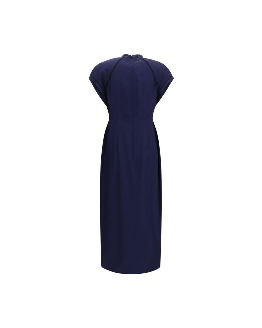 Alessandra Rich Blue Silk Casual Dress