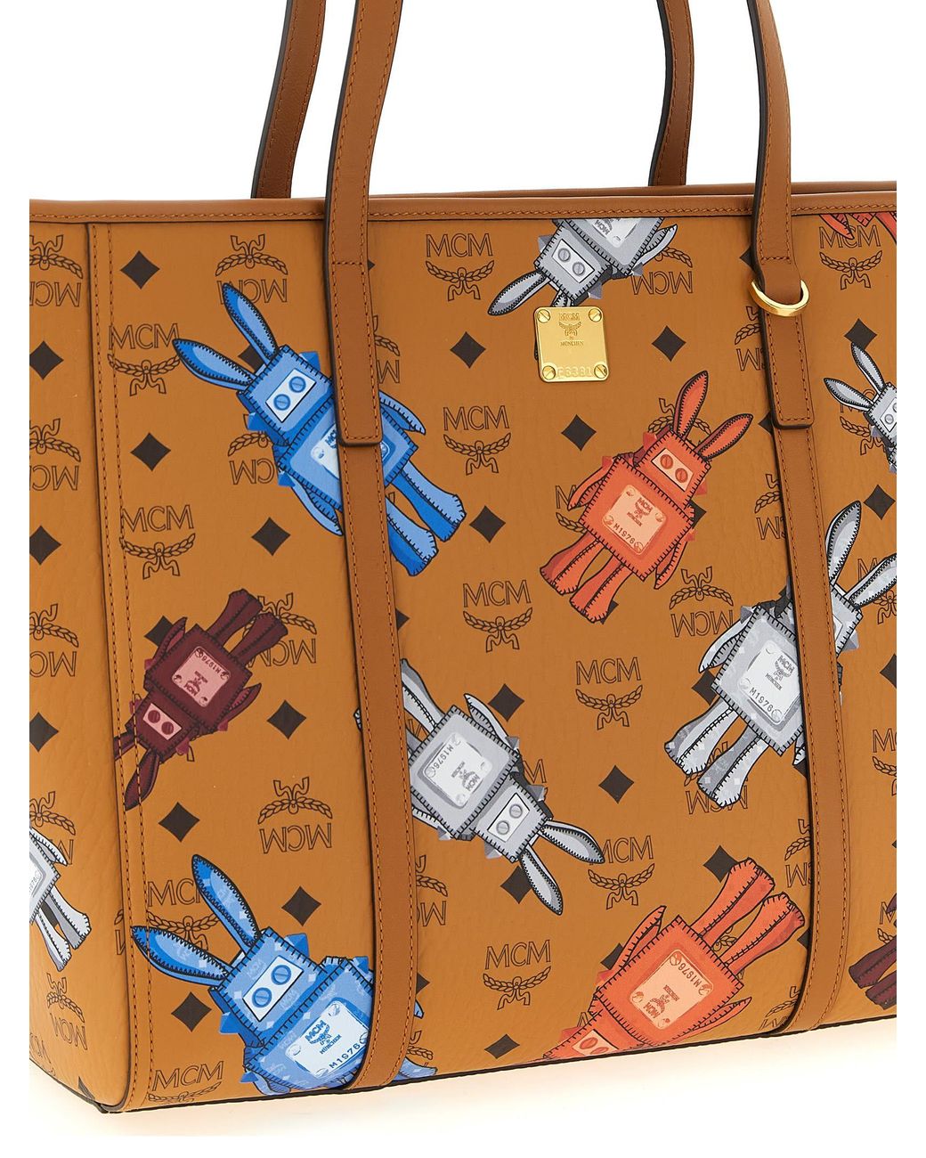 MCM Brown Medium Toni Shopping Bag