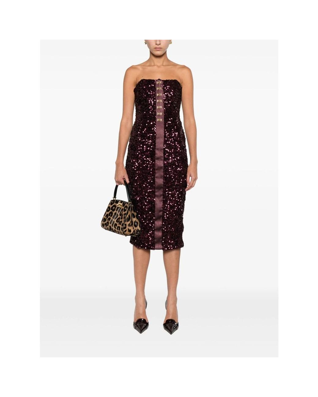 Elisabetta Franchi Red Midi Dresses