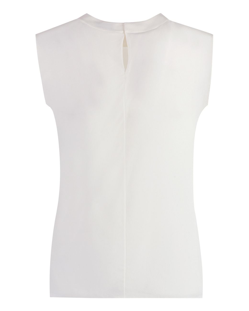 Saint Laurent White Silk Top Vests & Tank Tops