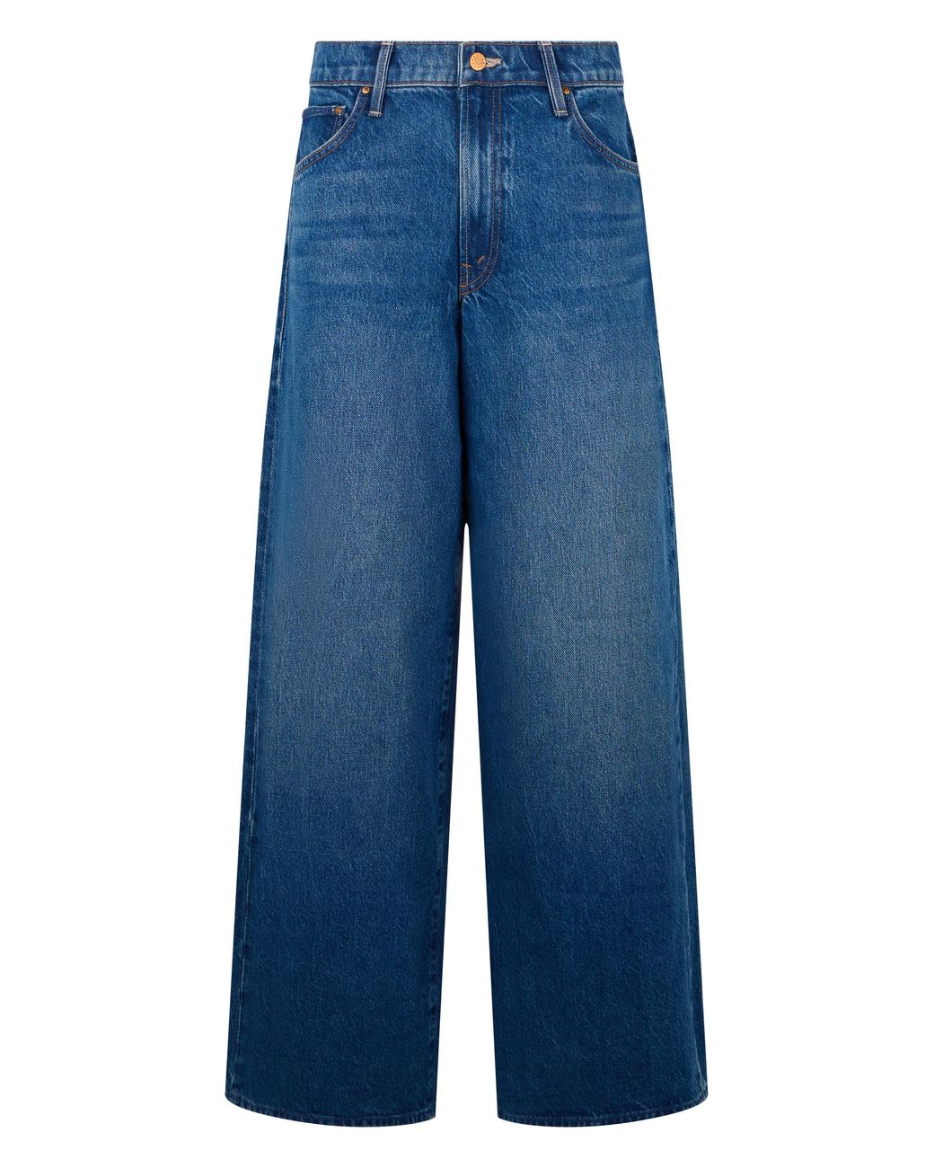 Mother Blue Jeans Wide-Leg Organic Cotton