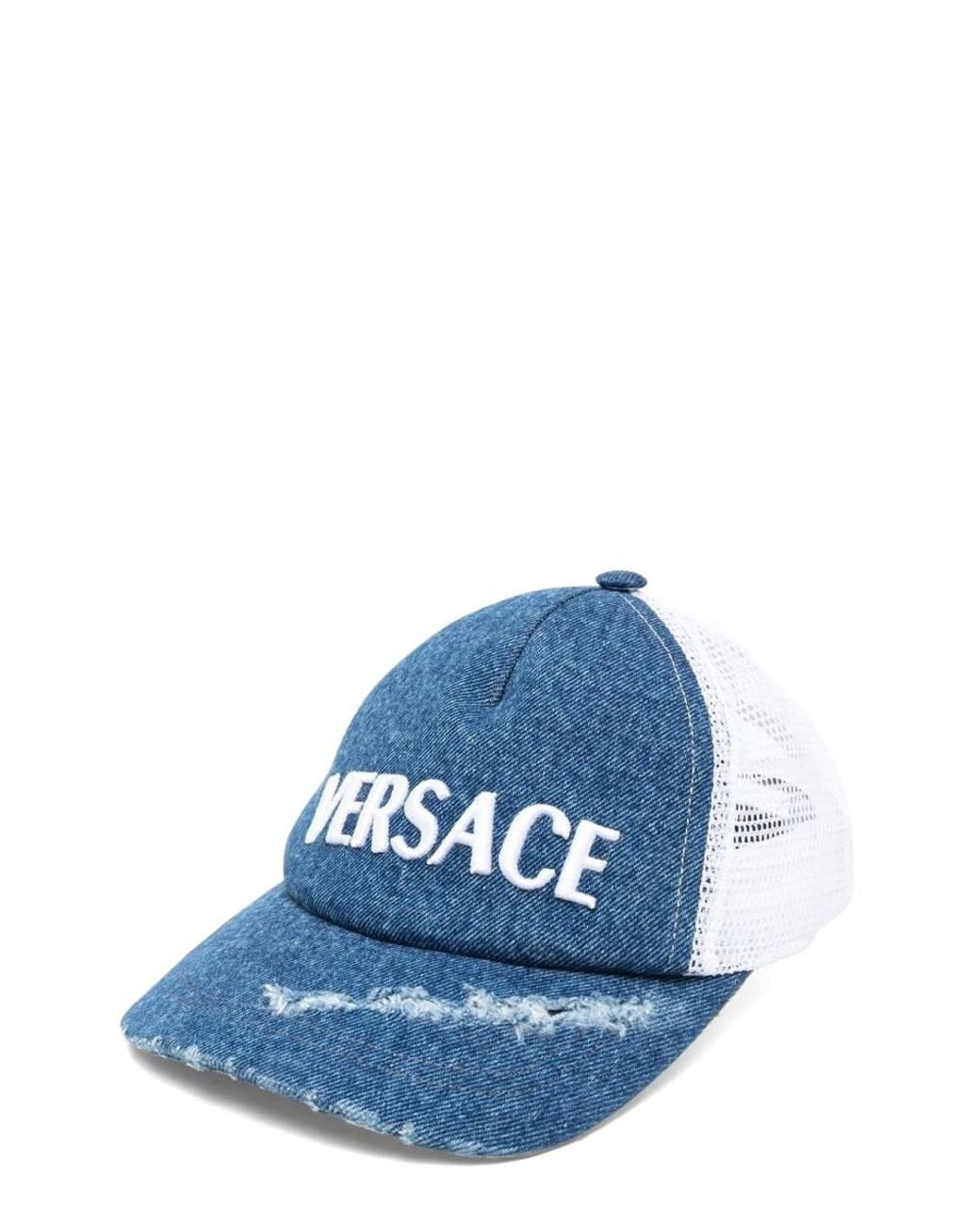 Versace Blue Baseball Cap Cotton Hat