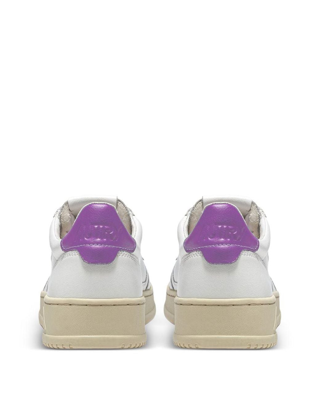 Autry White Flat Shoes