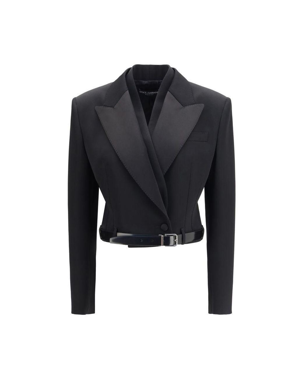 Dolce & Gabbana Black Wool Oves Aries Jacket