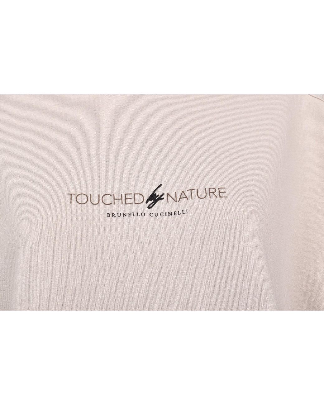 Brunello Cucinelli Natural Light Cotton Sweatshirt