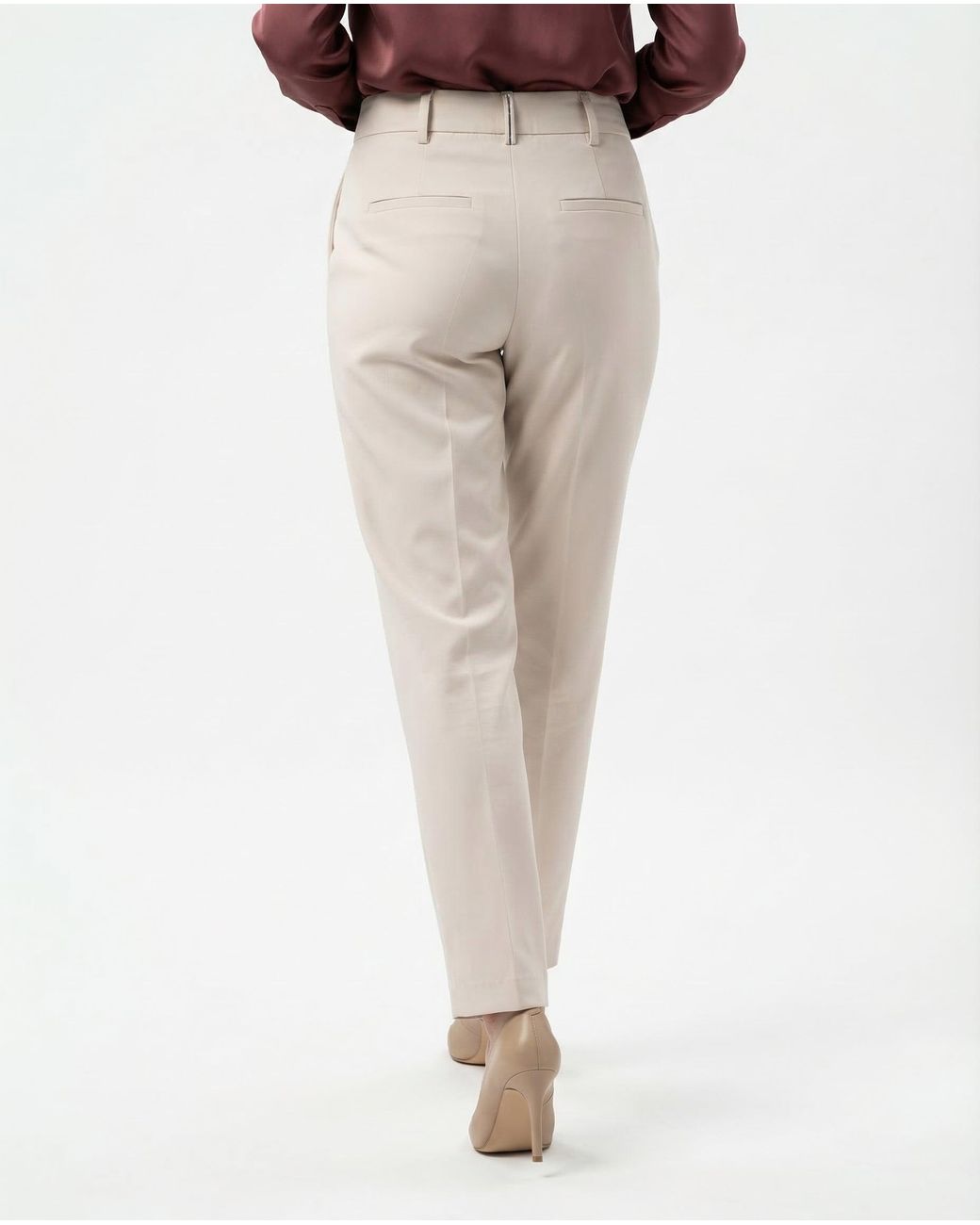 Brunello Cucinelli White Gray Cotton Casual Pants