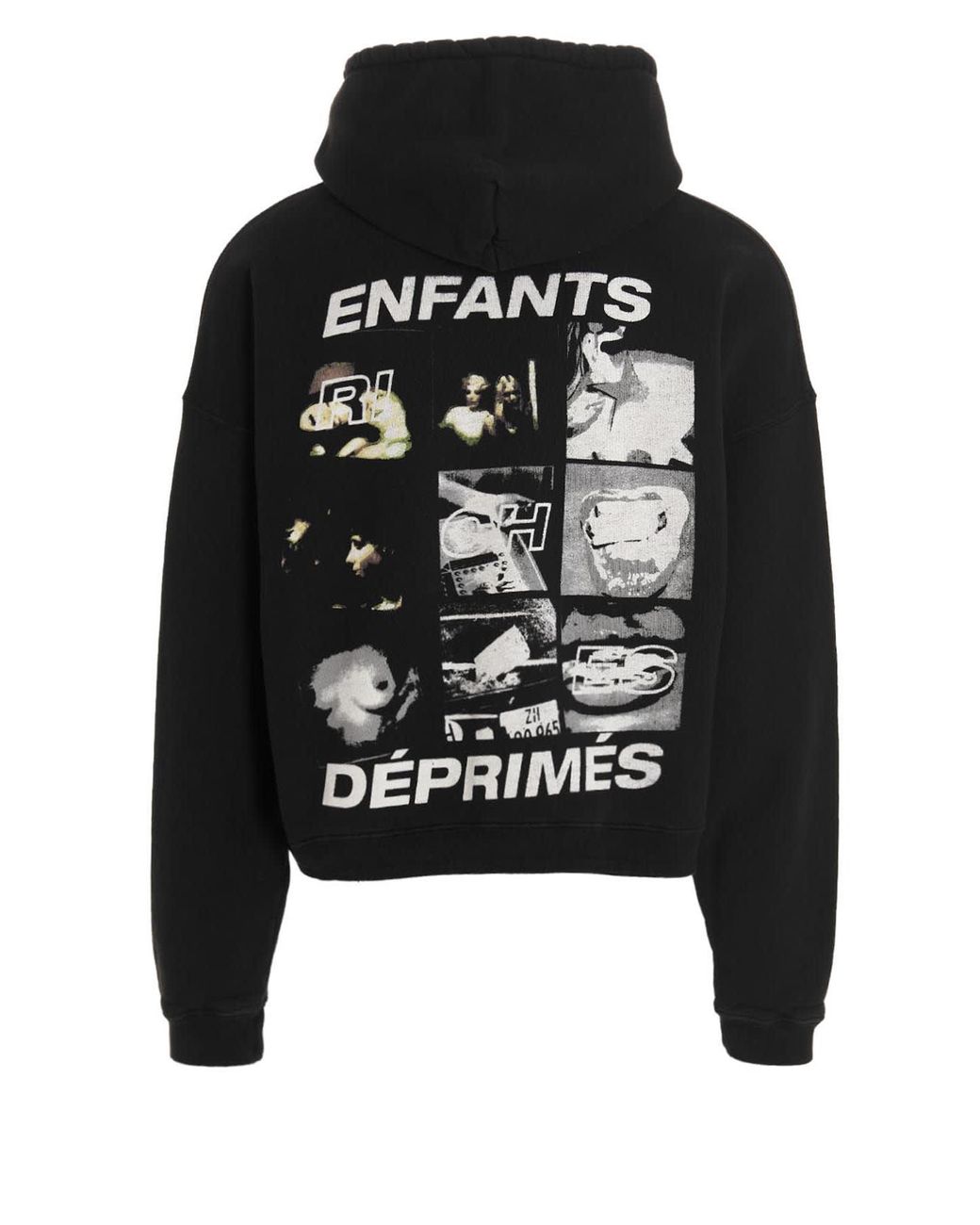 Enfants Riches Deprimes Zurich Grid Hoodie in Black for Men Enfants Riches Deprimes Zurich Grid Hoodie in Black for Men