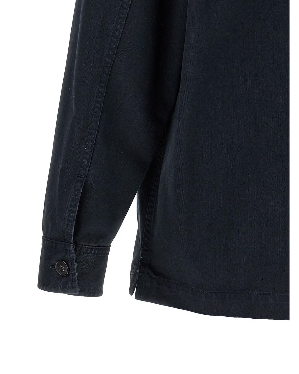 Saint Laurent Blue 'Cassandre' Overshirt for men
