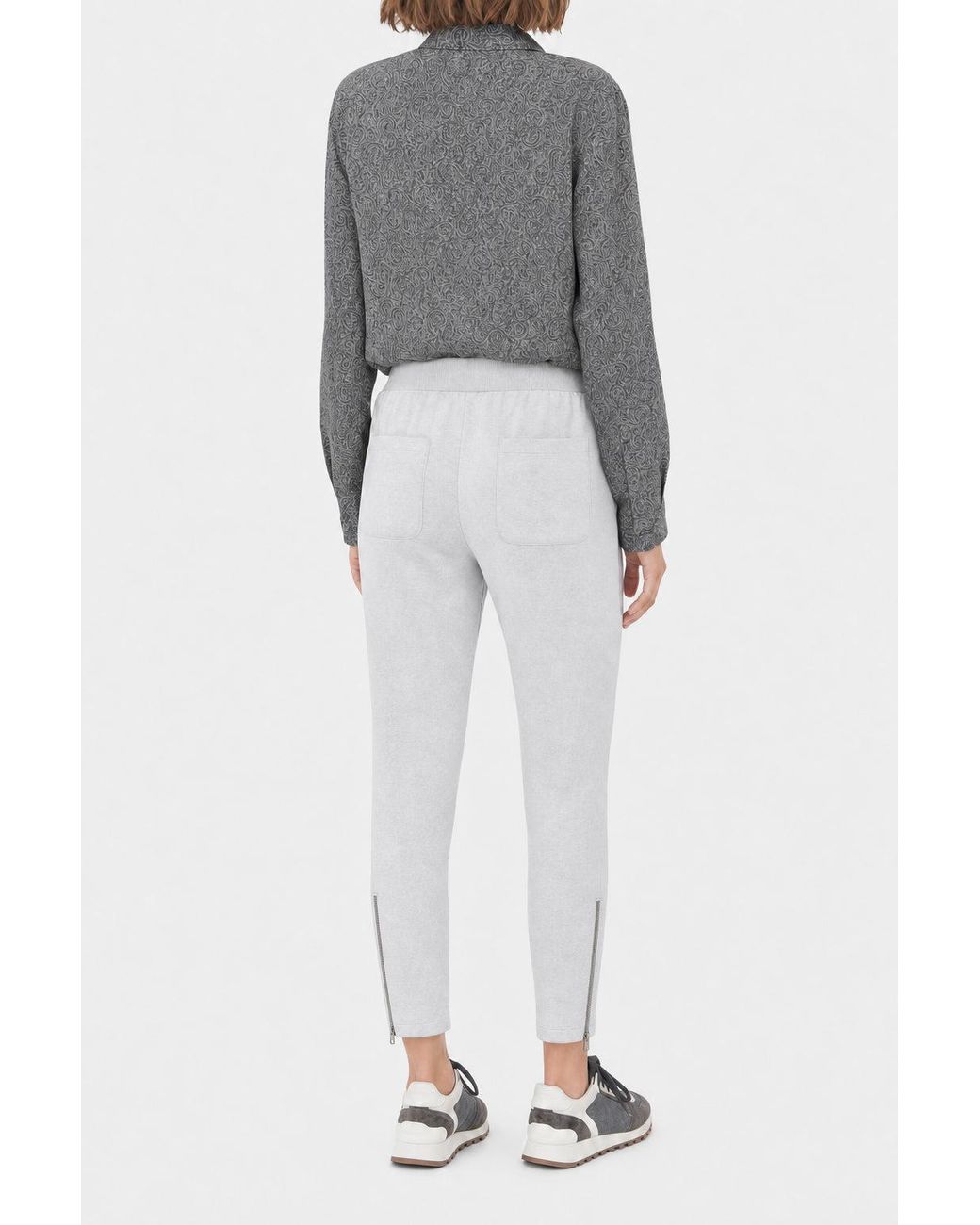 Brunello Cucinelli Multicolor Light Cotton Trousers
