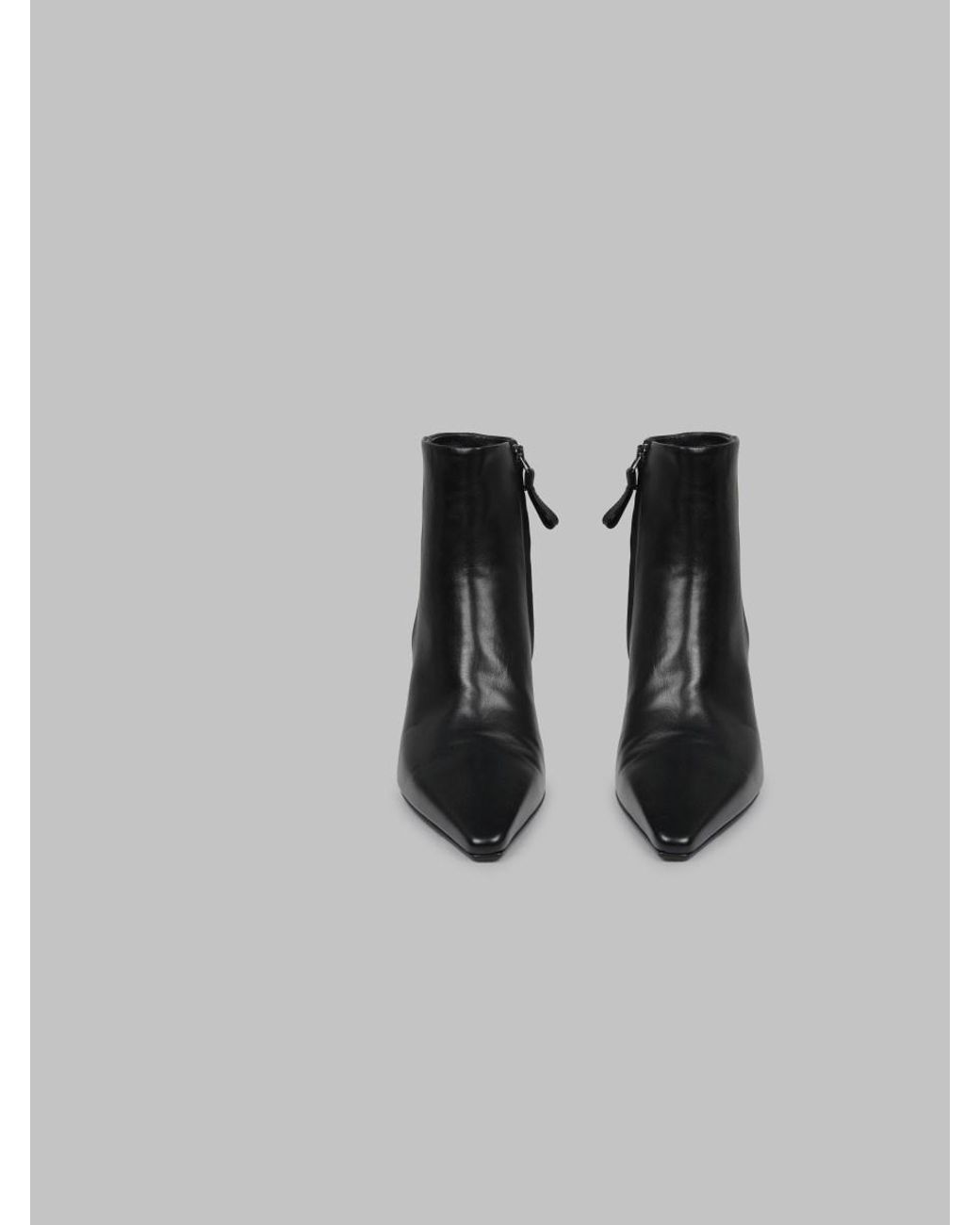Premiata Black Heeled Ankle Boots Calf Leather