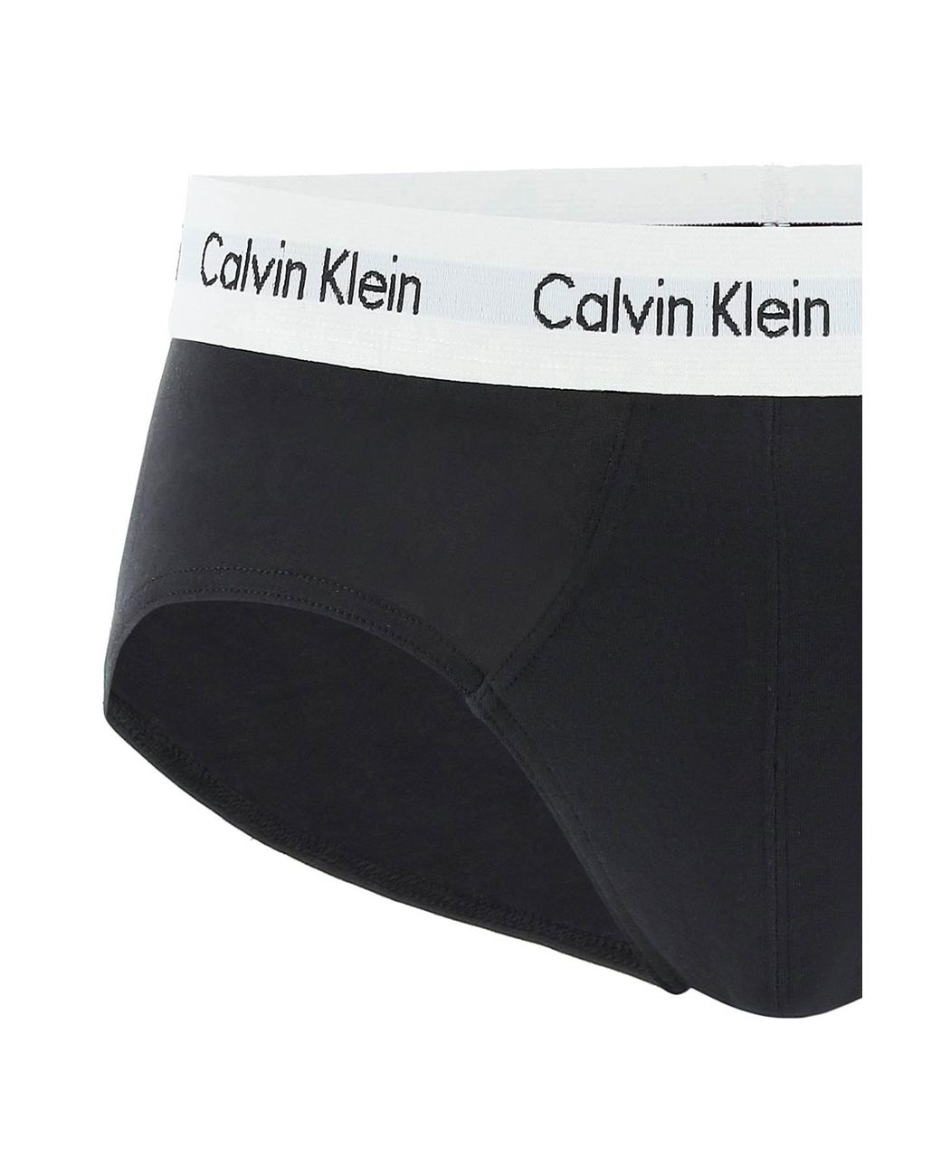 Calvin Klein Cotton Tri-pack Underwear Briefs for Men - Save 62% | Lyst