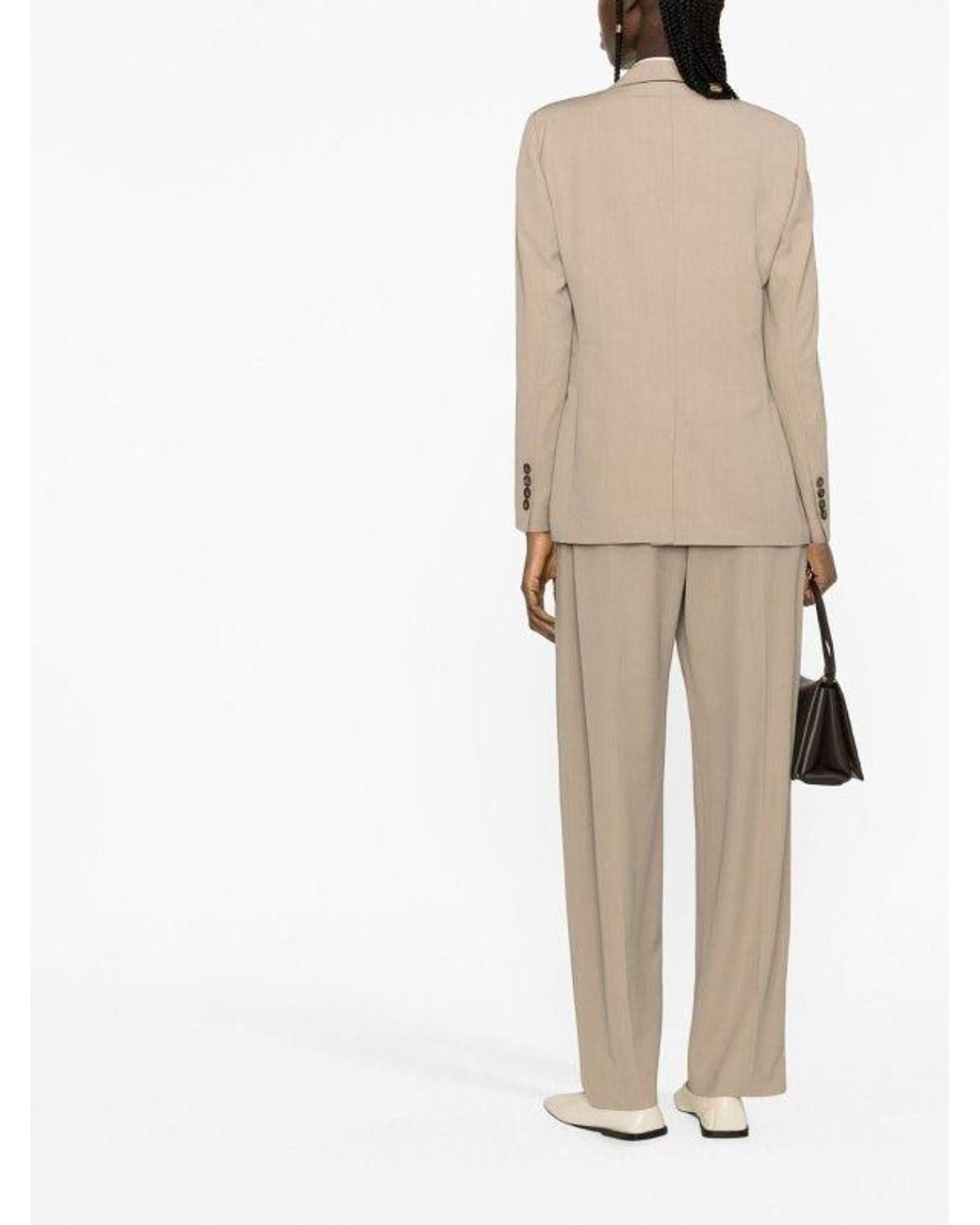 Brunello Cucinelli Natural Beige Viscose Blazer