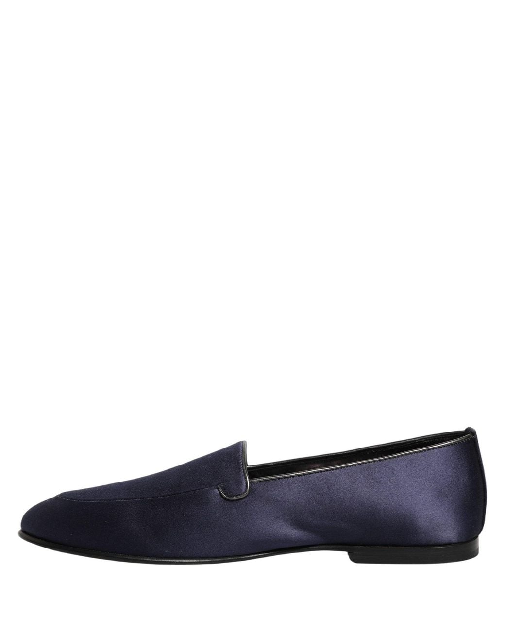 Dolce & Gabbana Black Dolce & Gabbana Satin Dg Logo Loafer for men