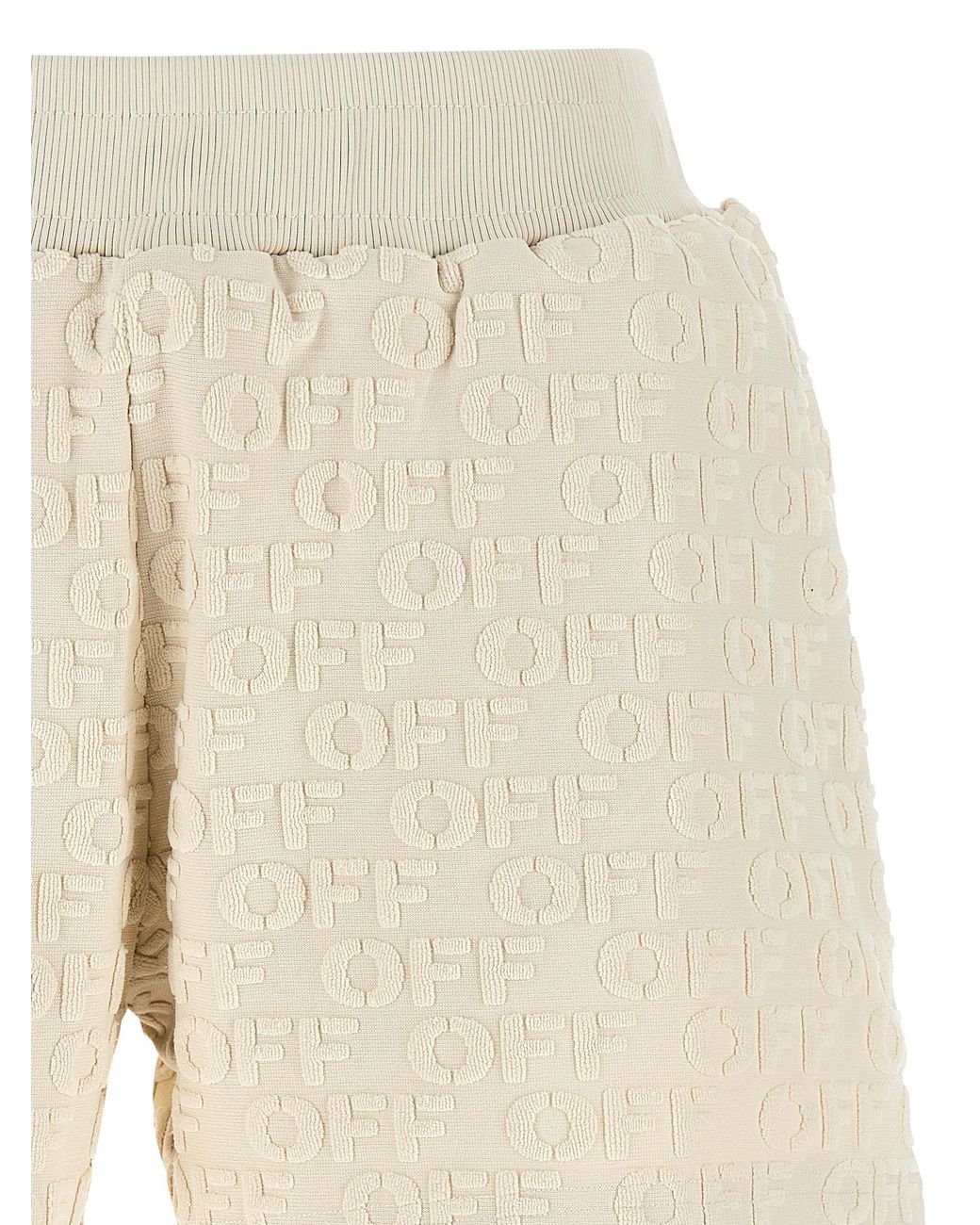 Off-White c/o Virgil Abloh Natural 'Terry' Shorts