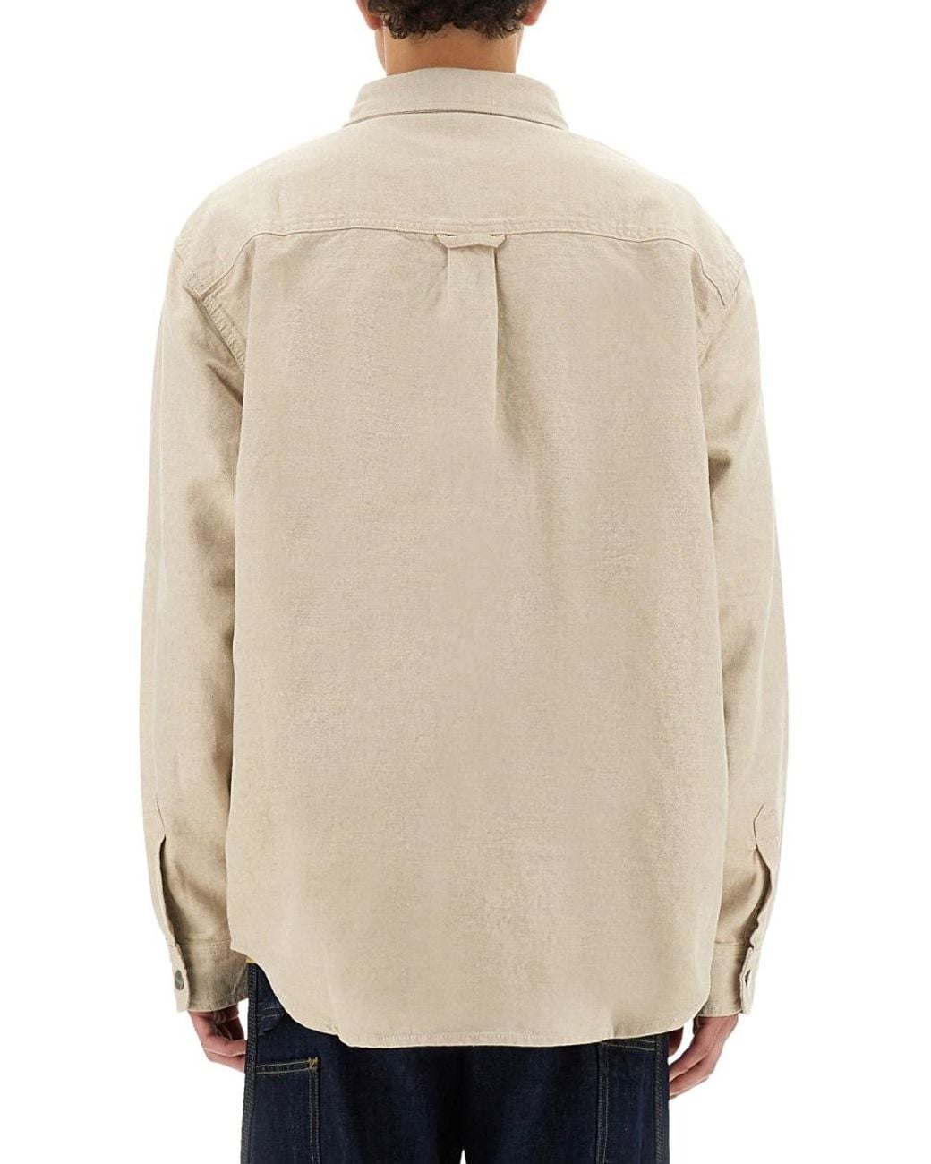Carhartt Natural Cotton And Linen Shirt for men