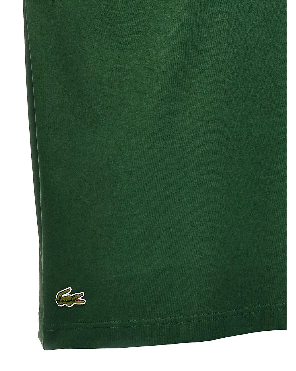 Lacoste Do You Speak ? T-shirt in Green | Lyst