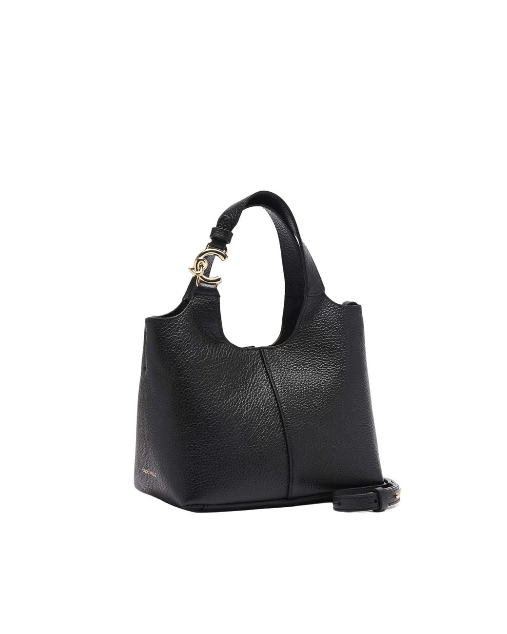 Coccinelle Black Leather Handbag C-Easy