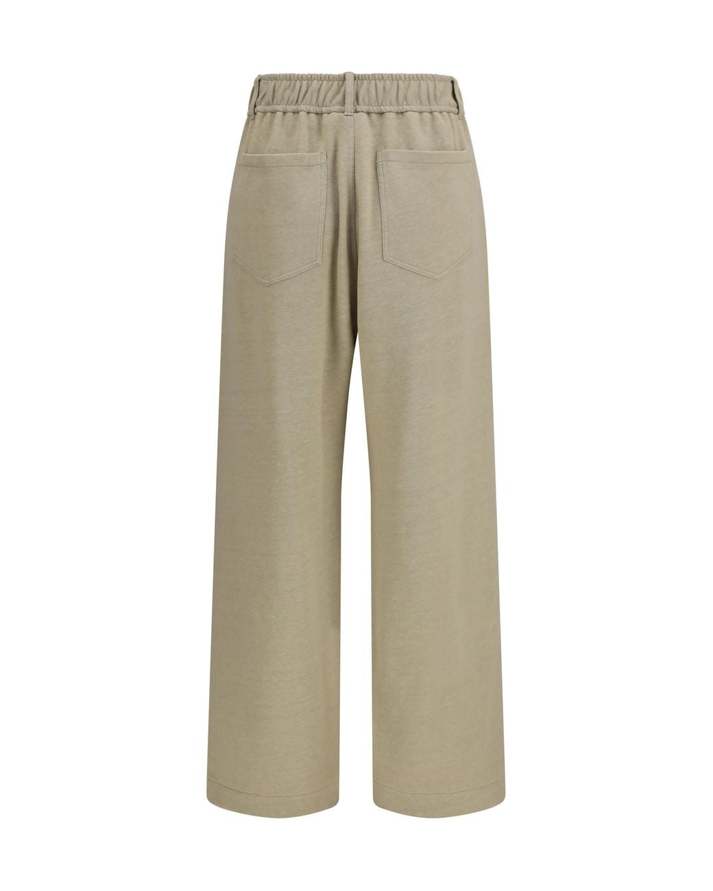 Brunello Cucinelli Natural Track Trousers Cotton